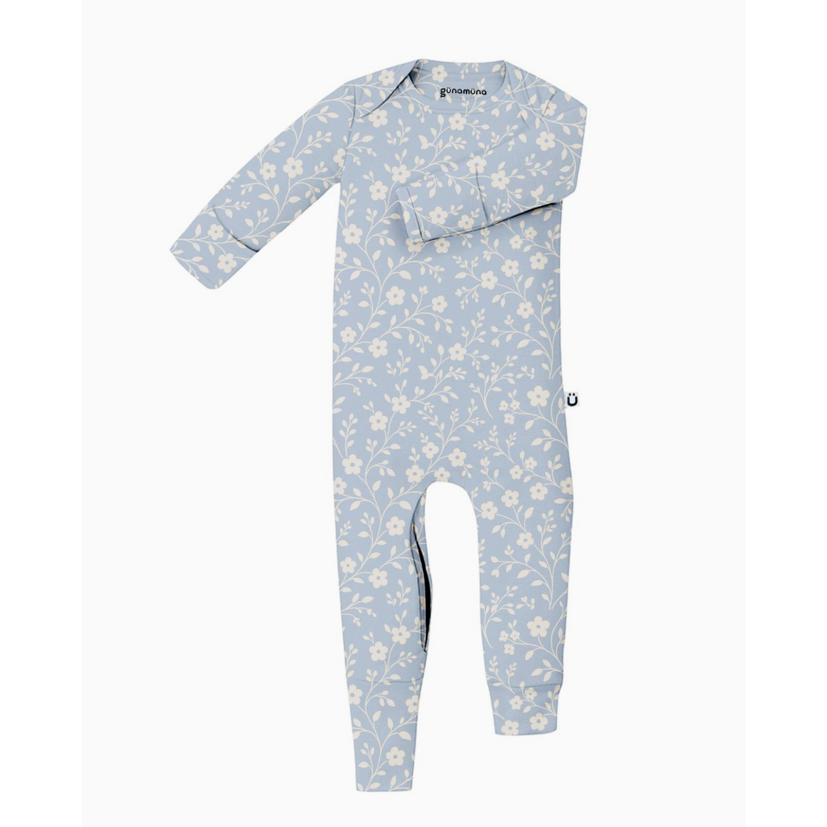 Gunamuna Convertible Footie Pajama- Meadow-GUNAMUNA-Little Giant Kidz