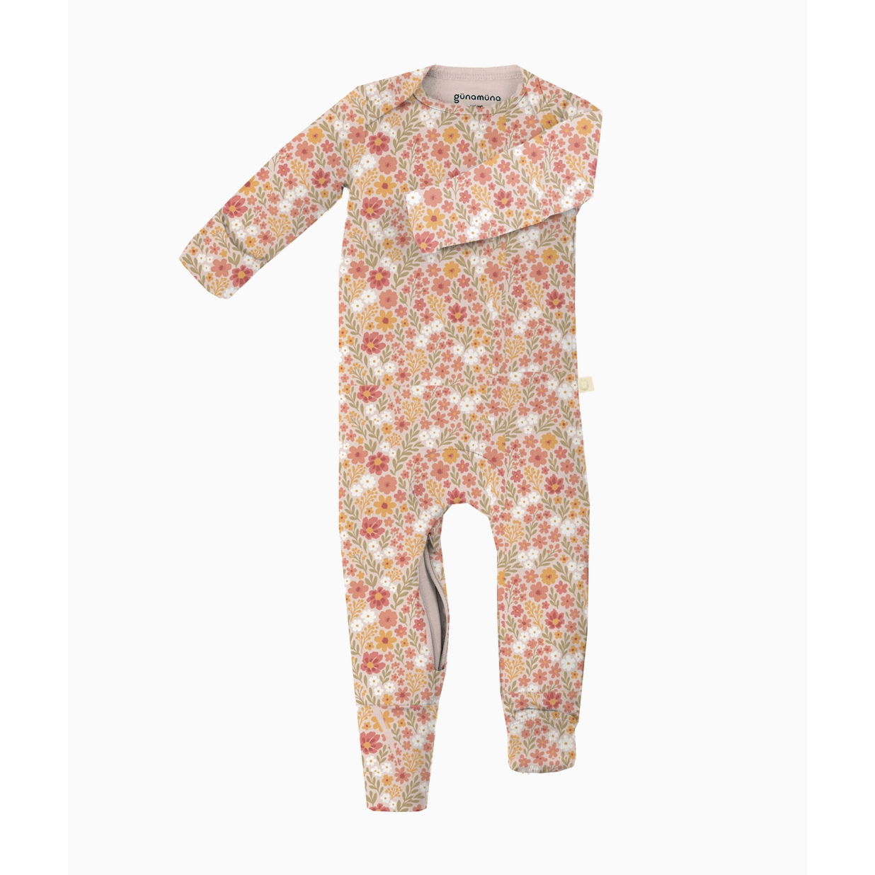 Gunamuna Convertible Footie Pajama- Sorbet-GUNAMUNA-Little Giant Kidz