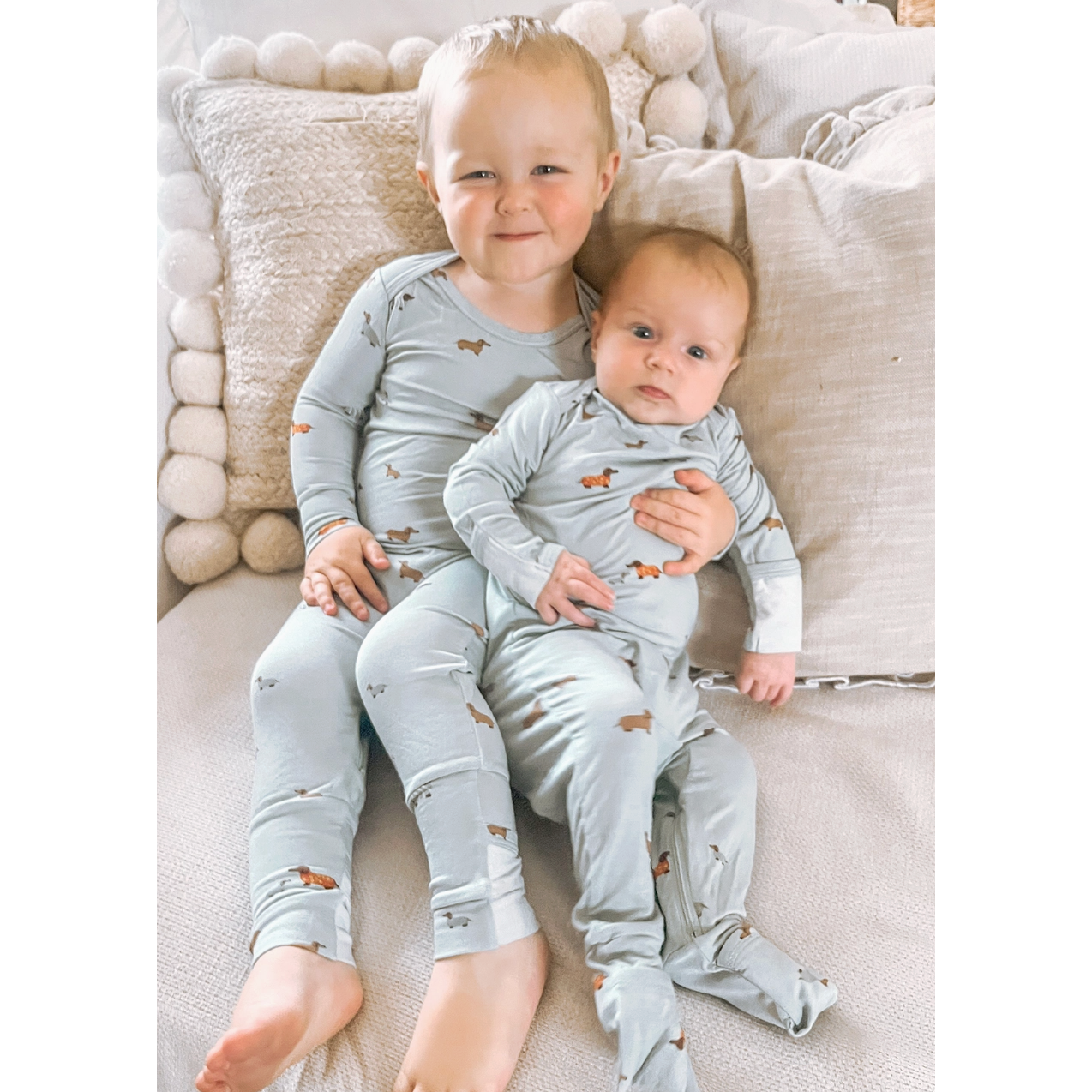 Gunamuna Convertible Footie Pajama- Woof-GUNAMUNA-Little Giant Kidz