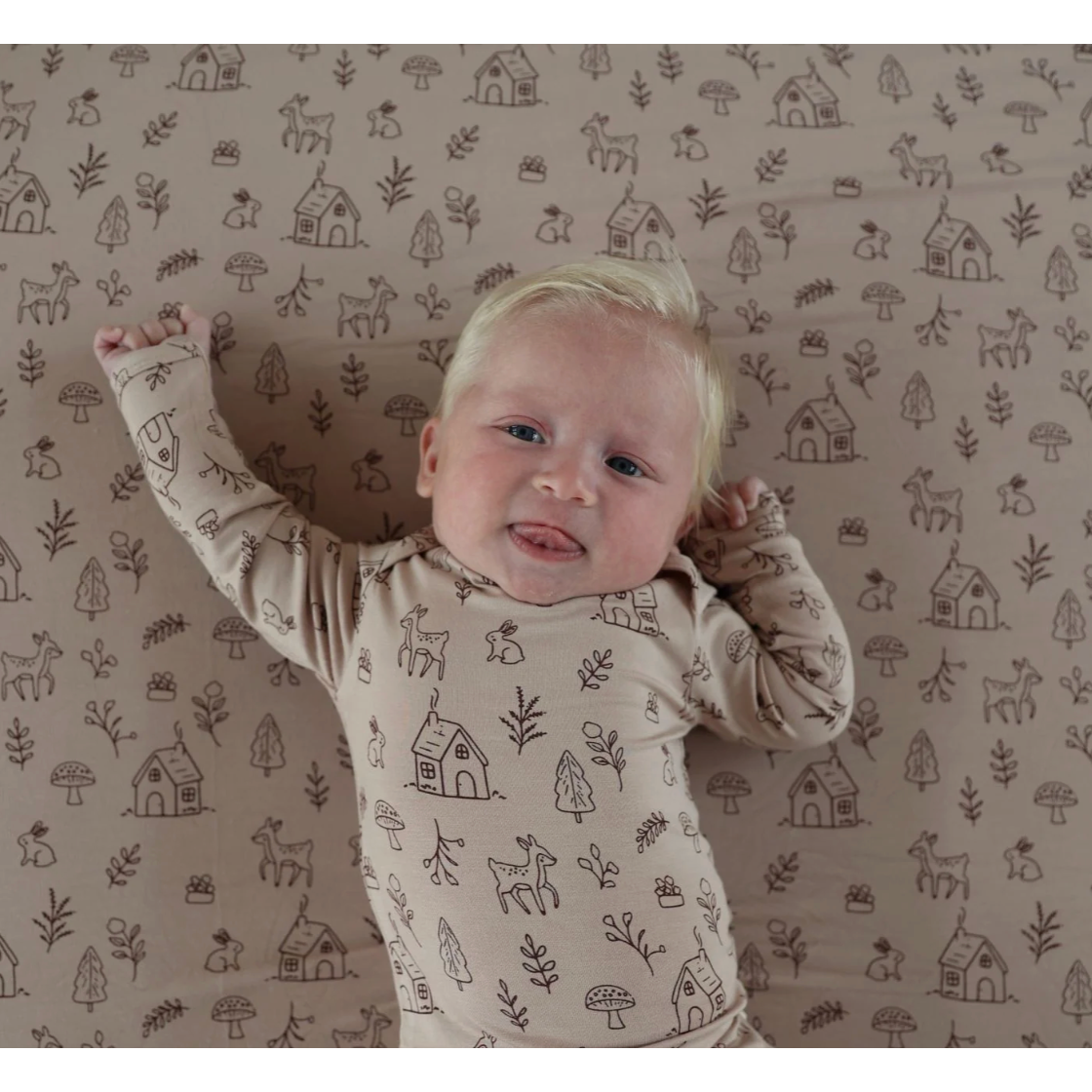 Gunamuna Crib Sheet - Doe.Re.Mi-GUNAMUNA-Little Giant Kidz