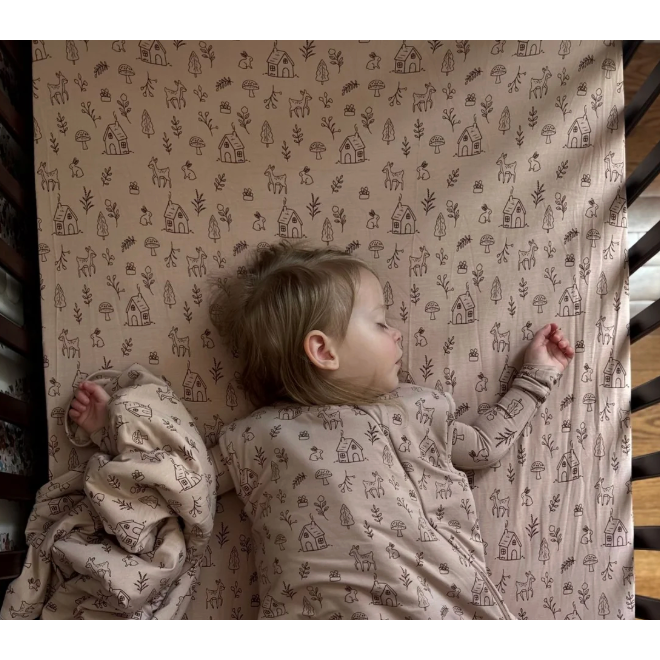 Gunamuna Crib Sheet - Doe.Re.Mi-GUNAMUNA-Little Giant Kidz