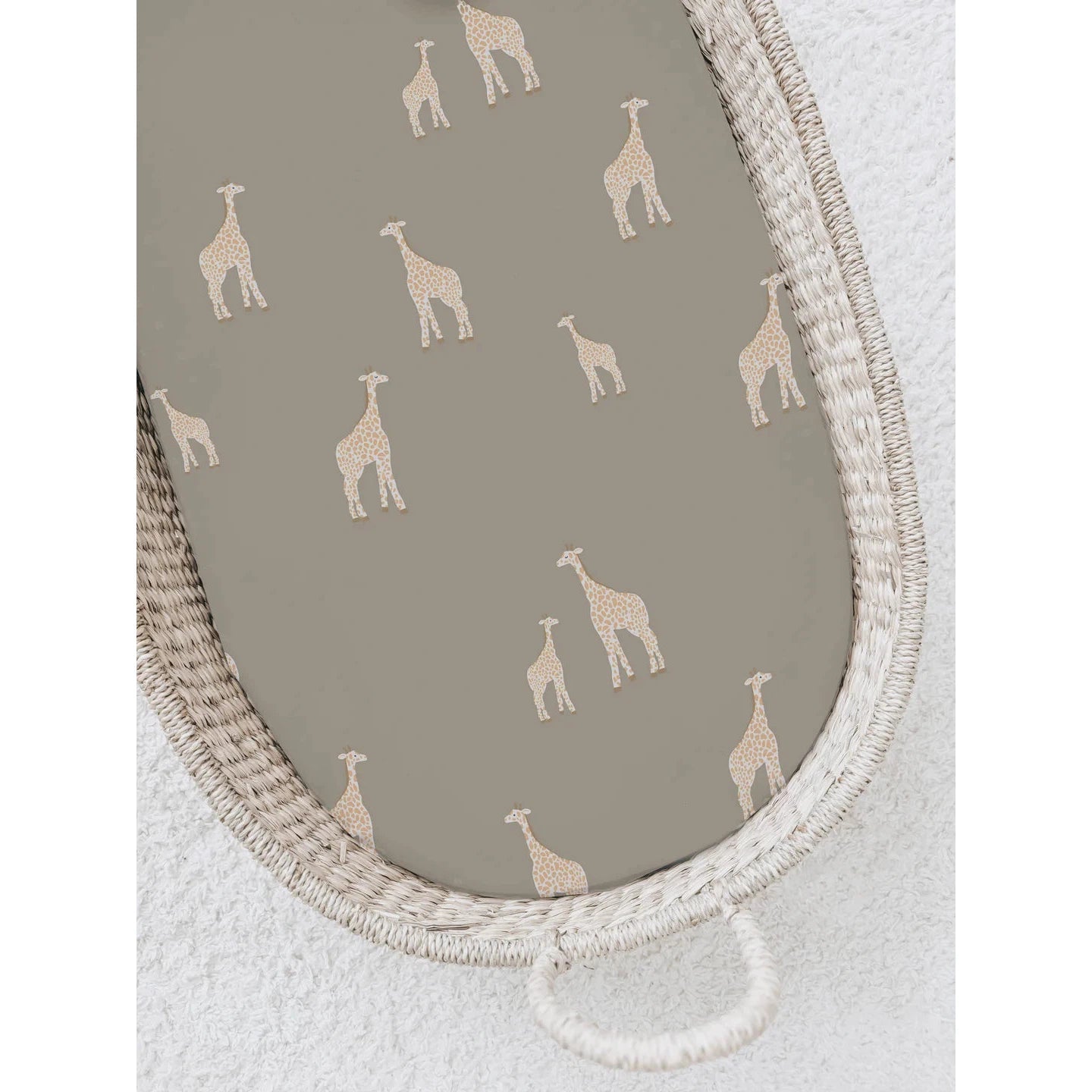 Gunamuna Giraffe Maple Changing Pad Cover-GUNAMUNA-Little Giant Kidz
