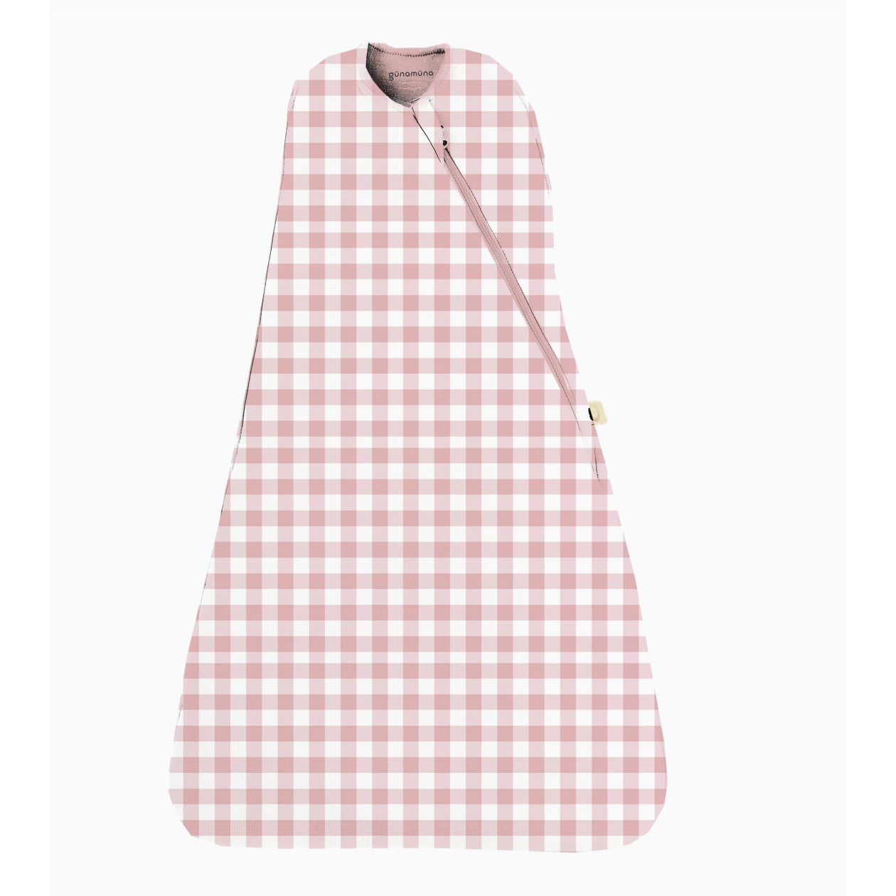 Gunamuna Swaddle Sleep Sack Pink Gingham 1.0 Tog-GUNAMUNA-Little Giant Kidz