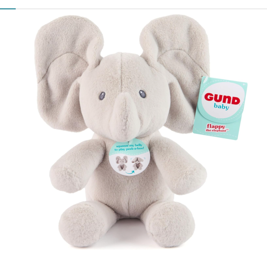 Gund Animated Flappy the Elephant, 7"-GUND-Little Giant Kidz