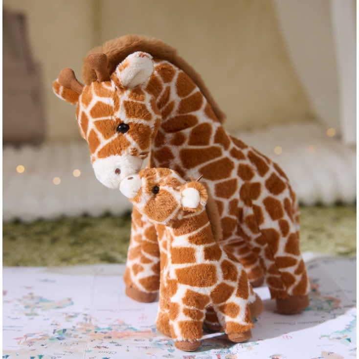 Gund Solana Giraffe & Calf, 10 in-GUND-Little Giant Kidz