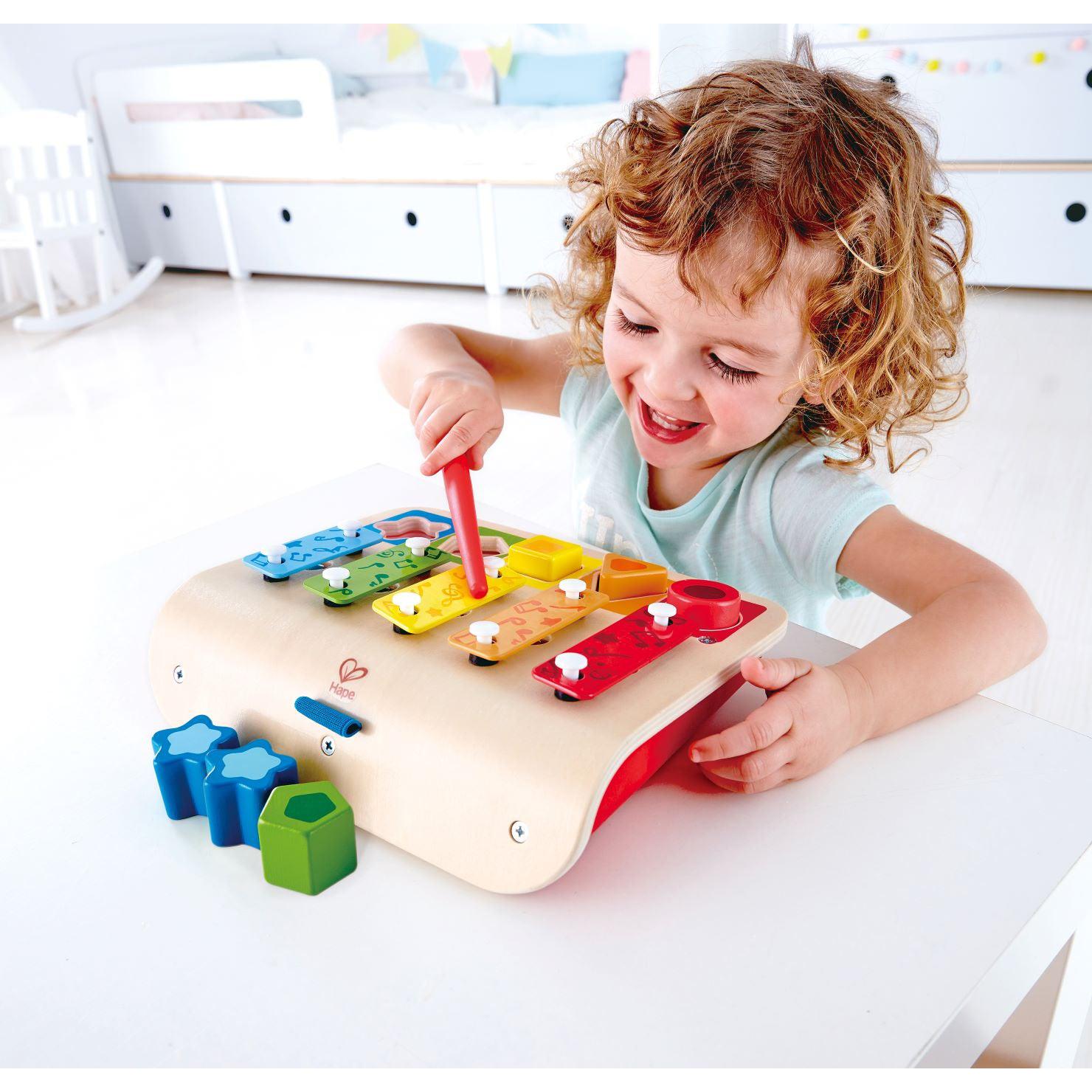 Hape Baby Shape Sorter Xylophone-HAPE-Little Giant Kidz