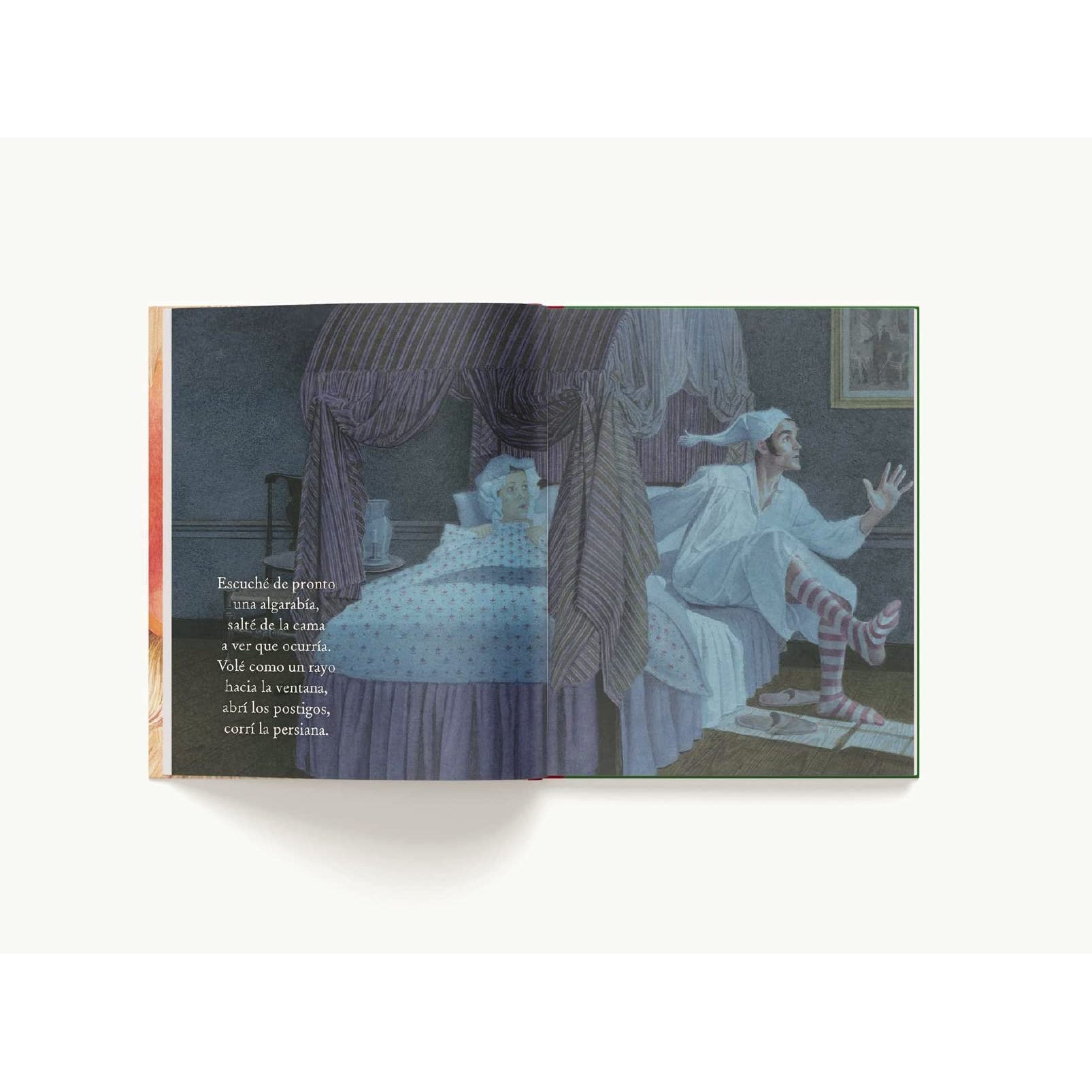 Harper Collins: Cuento de Nochebuena, Una Visita de San Nicolas (SPANISH) (Hardcover Book)-HARPER COLLINS PUBLISHERS-Little Giant Kidz