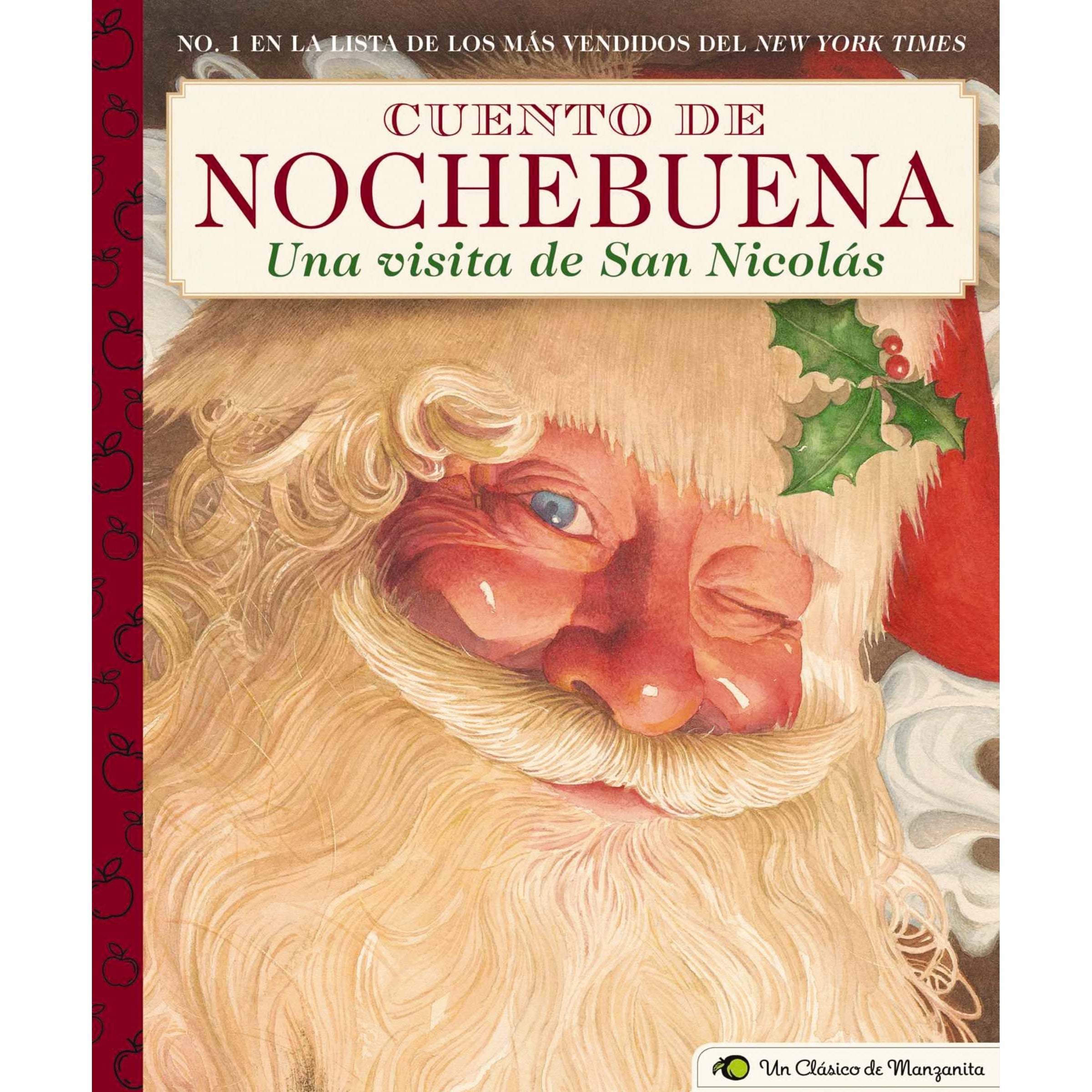 Harper Collins: Cuento de Nochebuena, Una Visita de San Nicolas (SPANISH) (Hardcover Book)-HARPER COLLINS PUBLISHERS-Little Giant Kidz