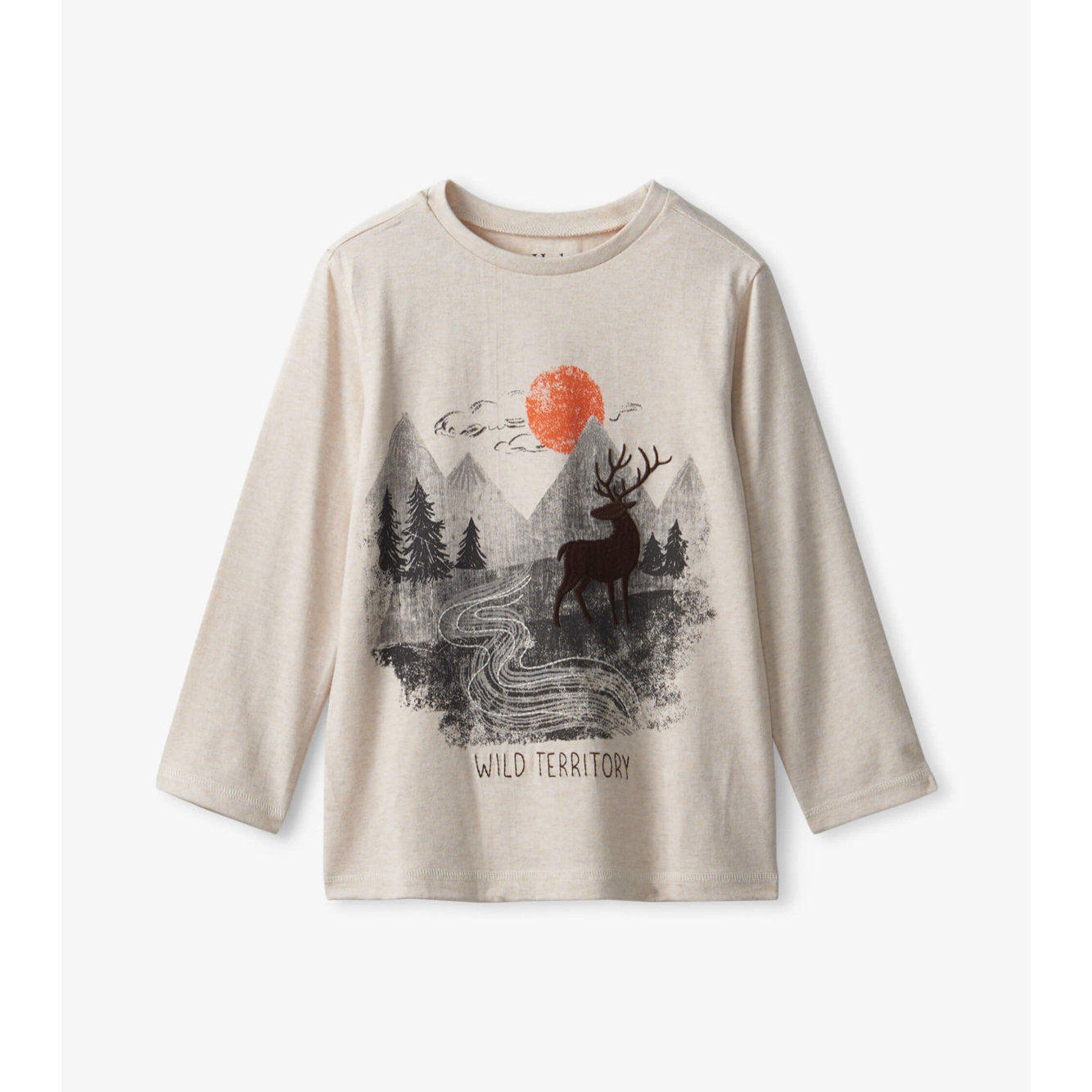 Hatley Boys Rocky Landscape Long Sleeve T-Shirt
