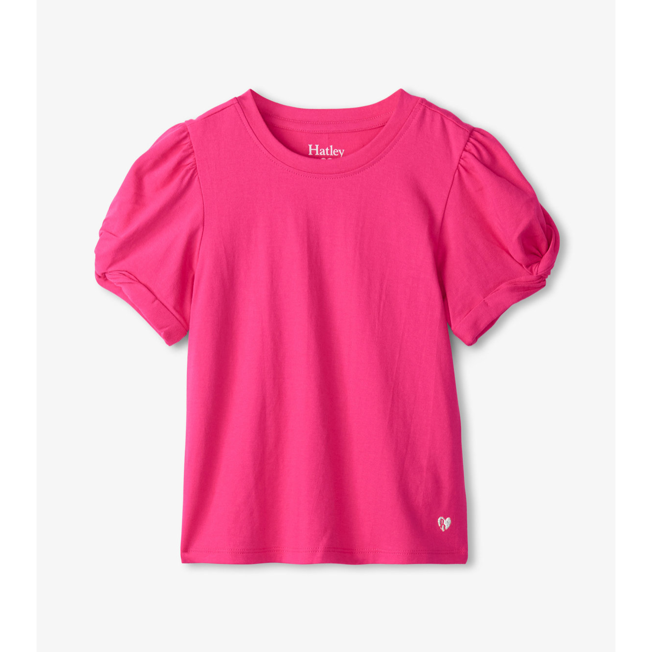 Hatley Fuchsia Twisted Sleeve Top-HATLEY-Little Giant Kidz