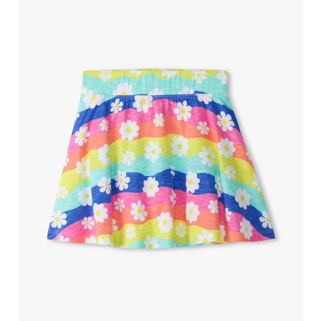 Hatley Groovy Flowers Floaty Skort-HATLEY-Little Giant Kidz