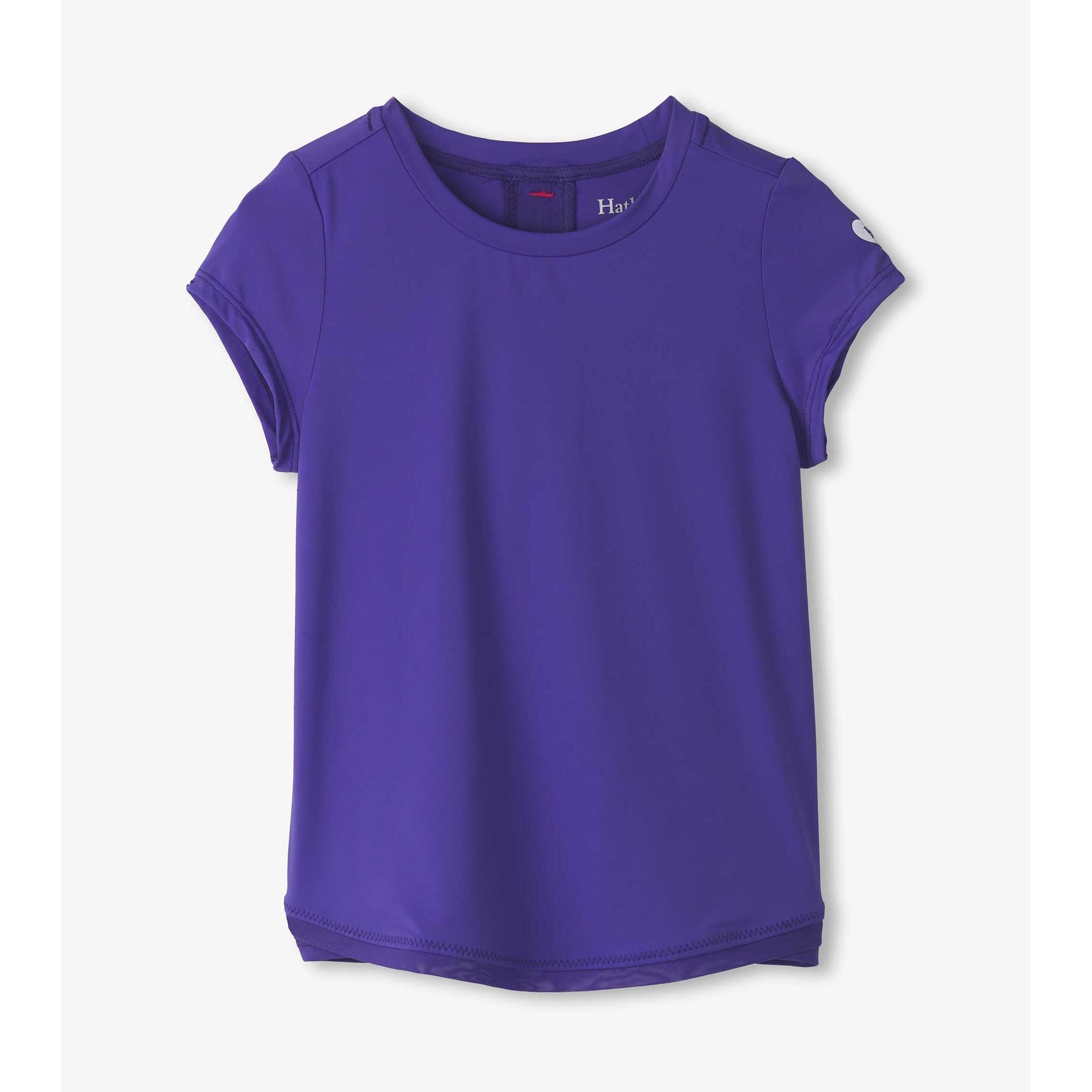 Hatley Purple Opulence Mess Trim Tee-HATLEY-Little Giant Kidz