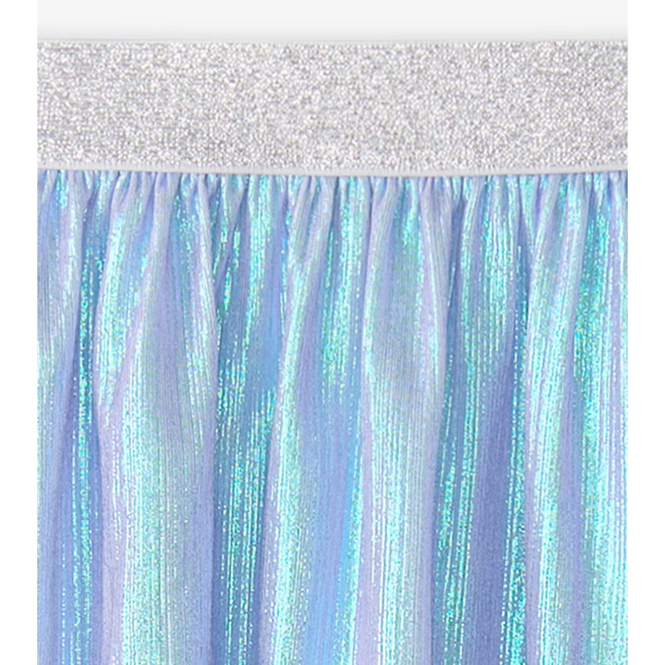 Hatley Silver Metallic Mid Length Skirt-HATLEY-Little Giant Kidz