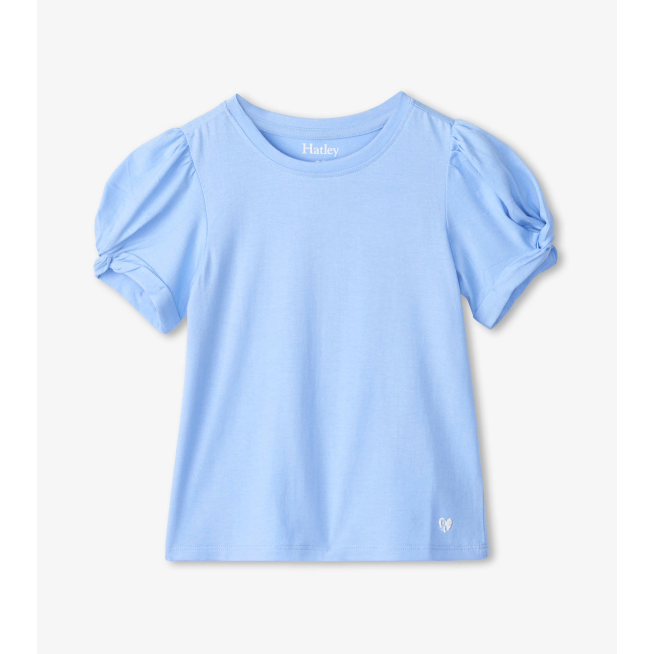 Hatley Vista Blue Twisted Sleeve Top-HATLEY-Little Giant Kidz