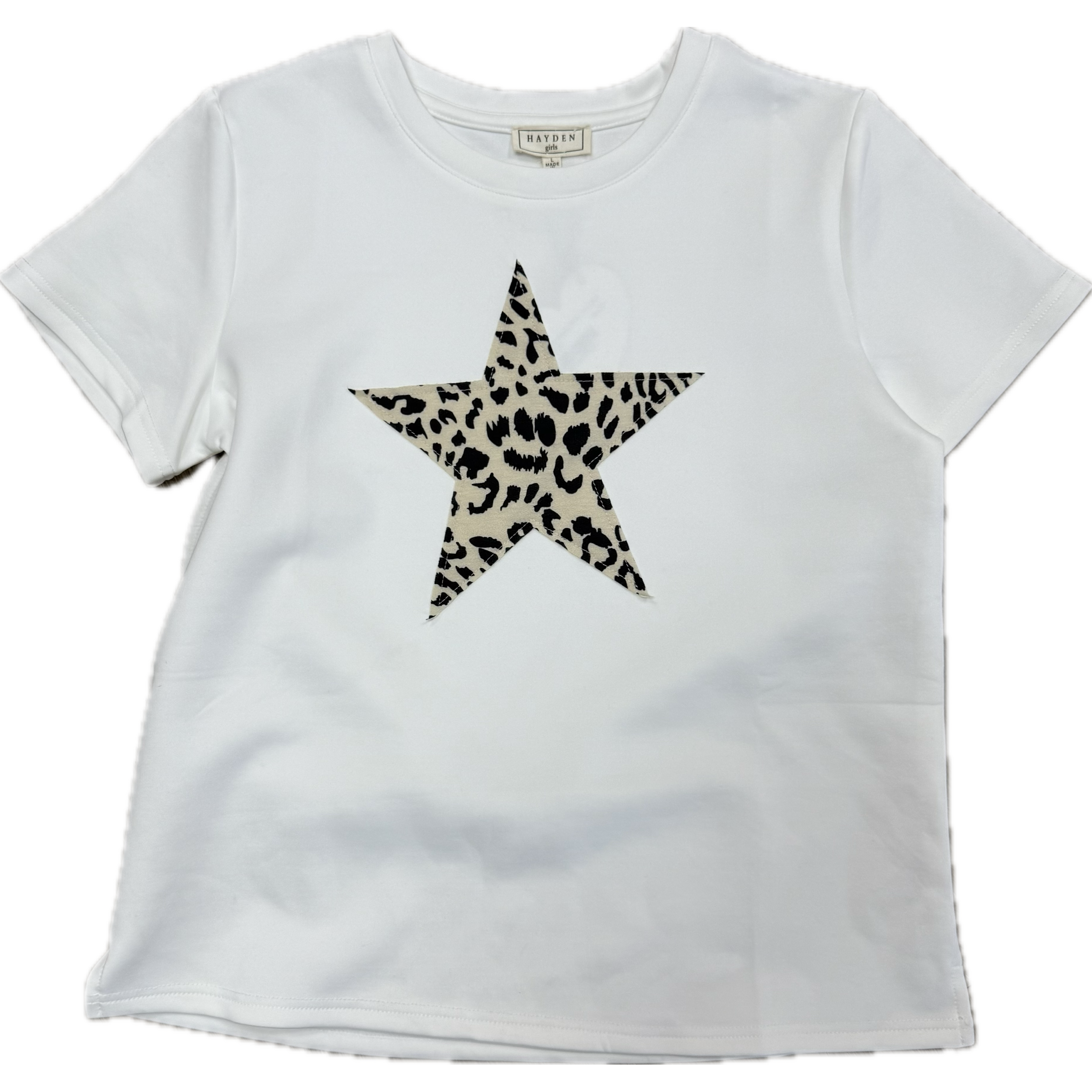 Hayden Animal Print Star Shirt-HAYDEN GIRLS-Little Giant Kidz