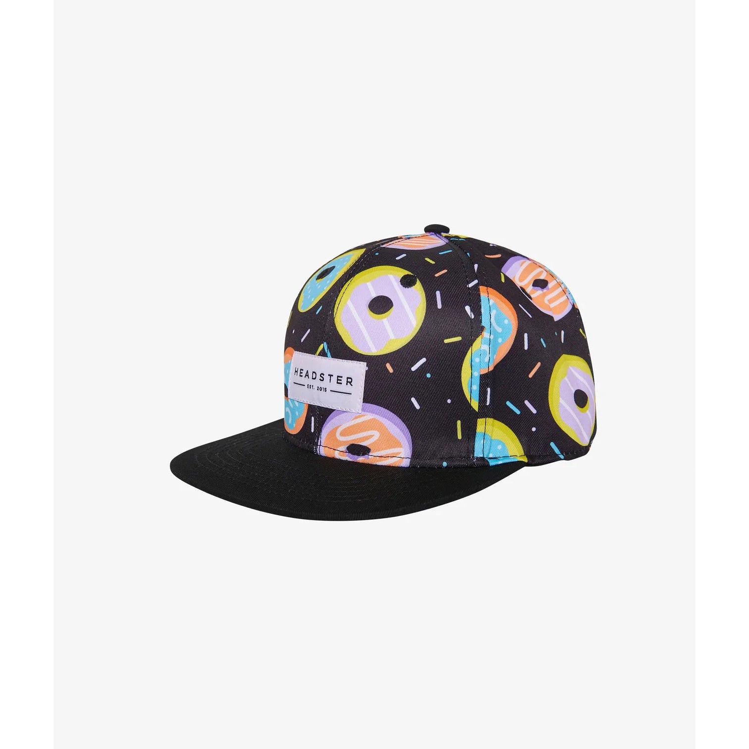 Headster Kids Duh Donut Black Snapback-Headster Kids-Little Giant Kidz