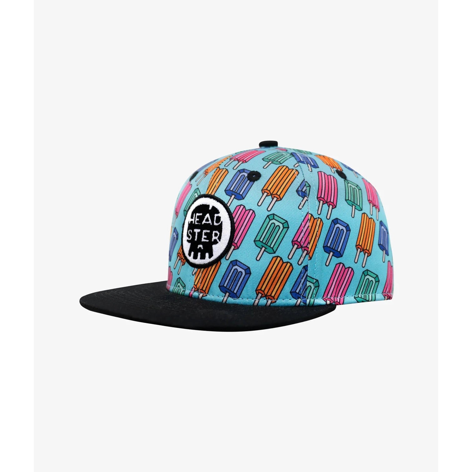 Headster Kids Pop Neon Blue Snapback-Headster Kids-Little Giant Kidz