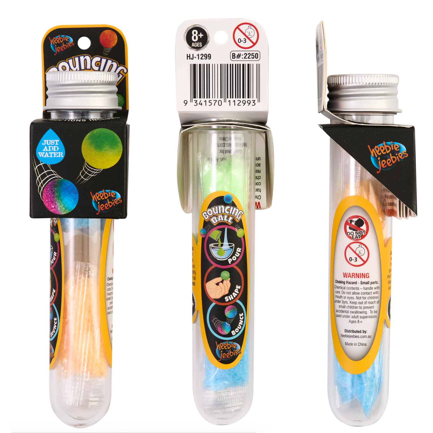 Heebie Jeebies Bouncy Ball Test Tube -Heebie Jeebies-Little Giant Kidz