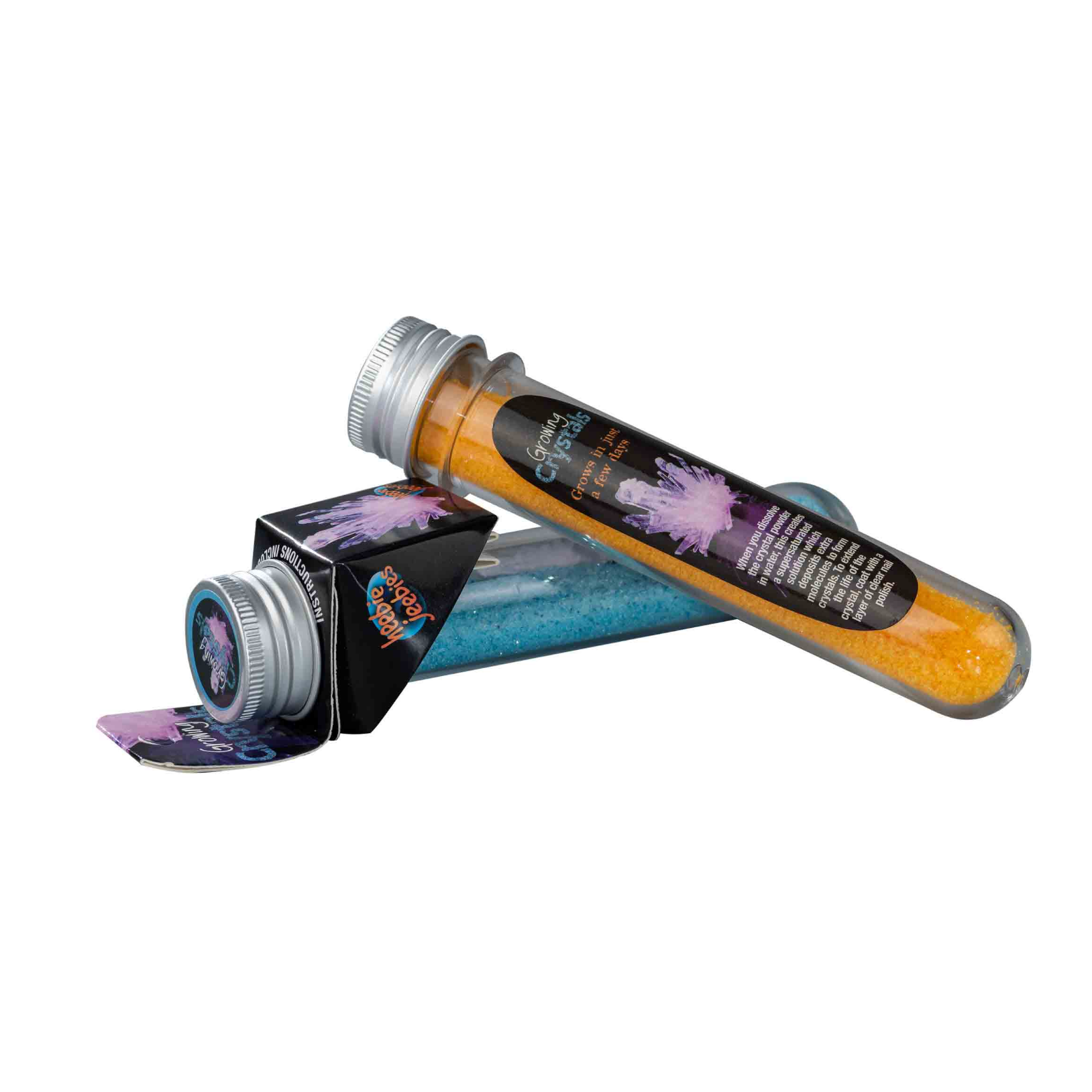 Heebie Jeebies Growing Crystals Test Tube -Heebie Jeebies-Little Giant Kidz