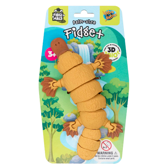 Heebie Jeebies Palm Fidget Platypus-Heebie Jeebies-Little Giant Kidz