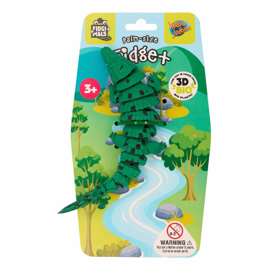 Heebie Jeebies Palm Fidget Salt Water Crocodile-Heebie Jeebies-Little Giant Kidz