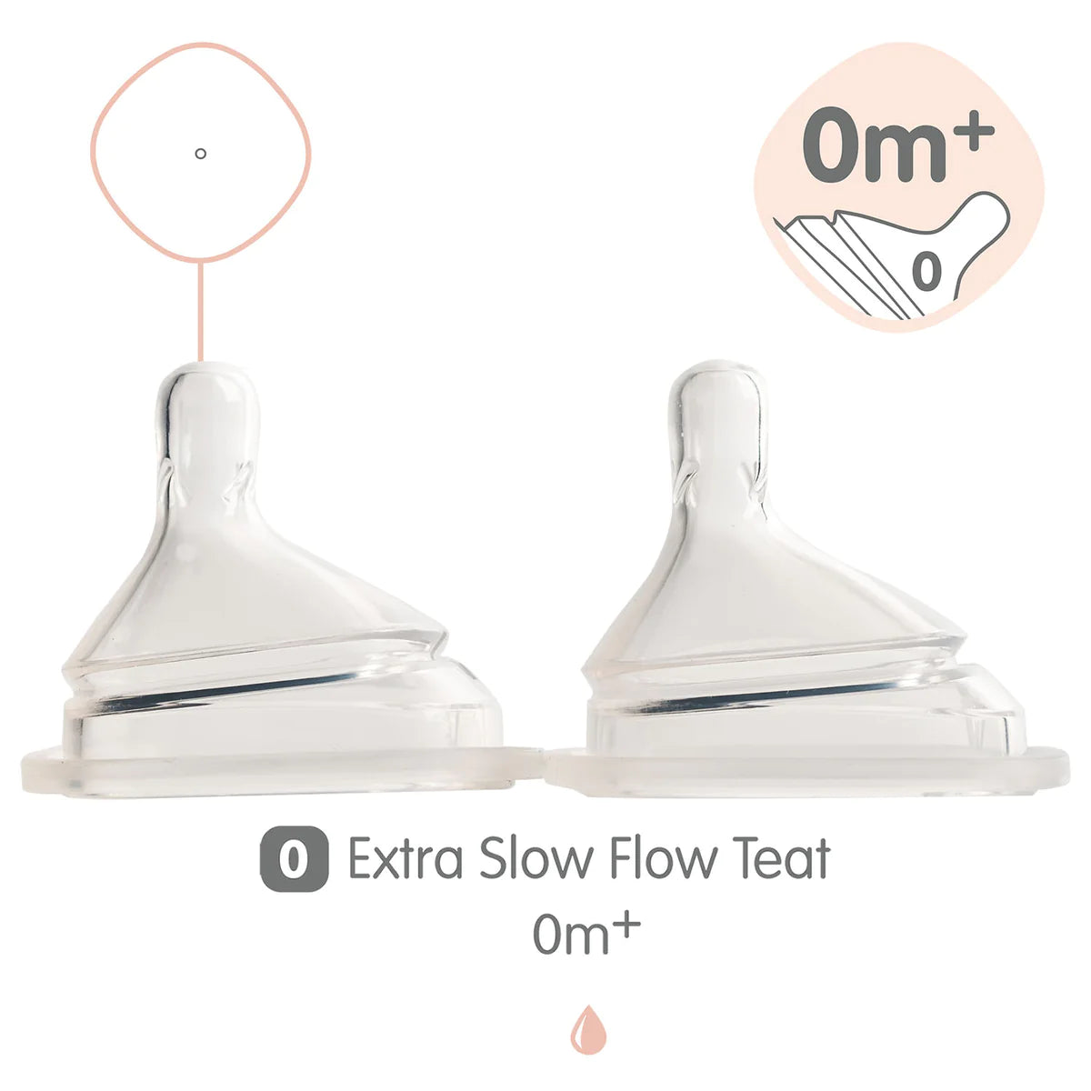 Hegen Nipple Extra Slow Flow - 2 Pack-Hegen USA-Little Giant Kidz