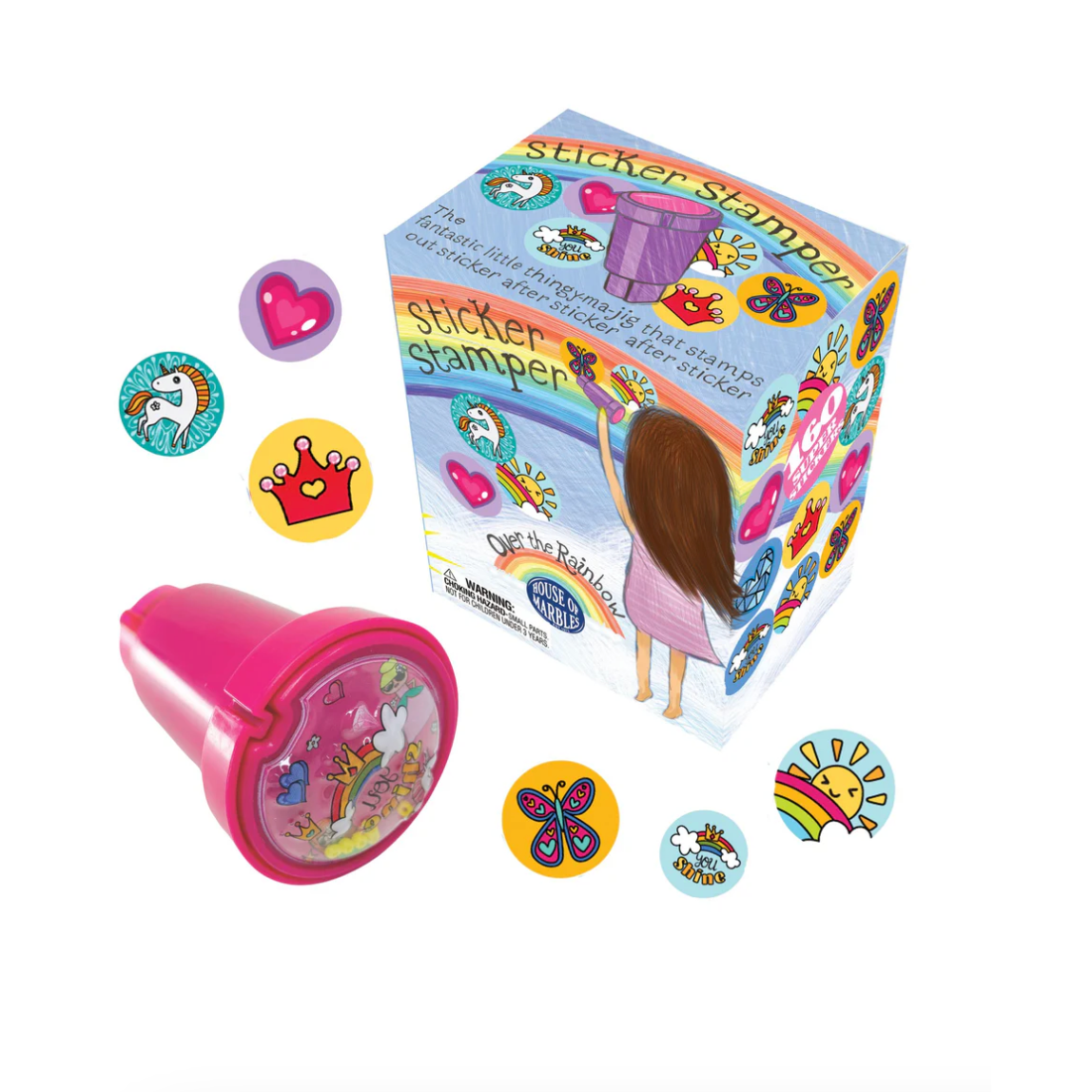 House Of Marbles Sticker Stamper - Rainbow-House Of Marbles-Little Giant Kidz