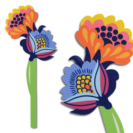 IF USA Flower Flat Bookmark- Folky-IF USA-Little Giant Kidz