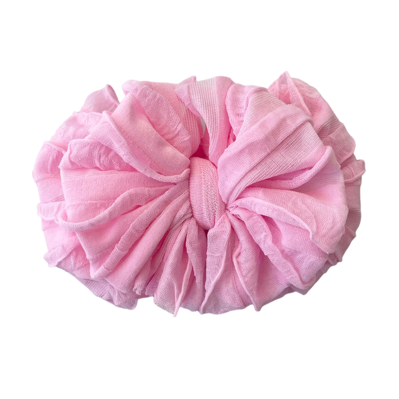 In Awe Couture Bubblegum Pink Ruffle Headband-IN AWE COUTURE-Little Giant Kidz