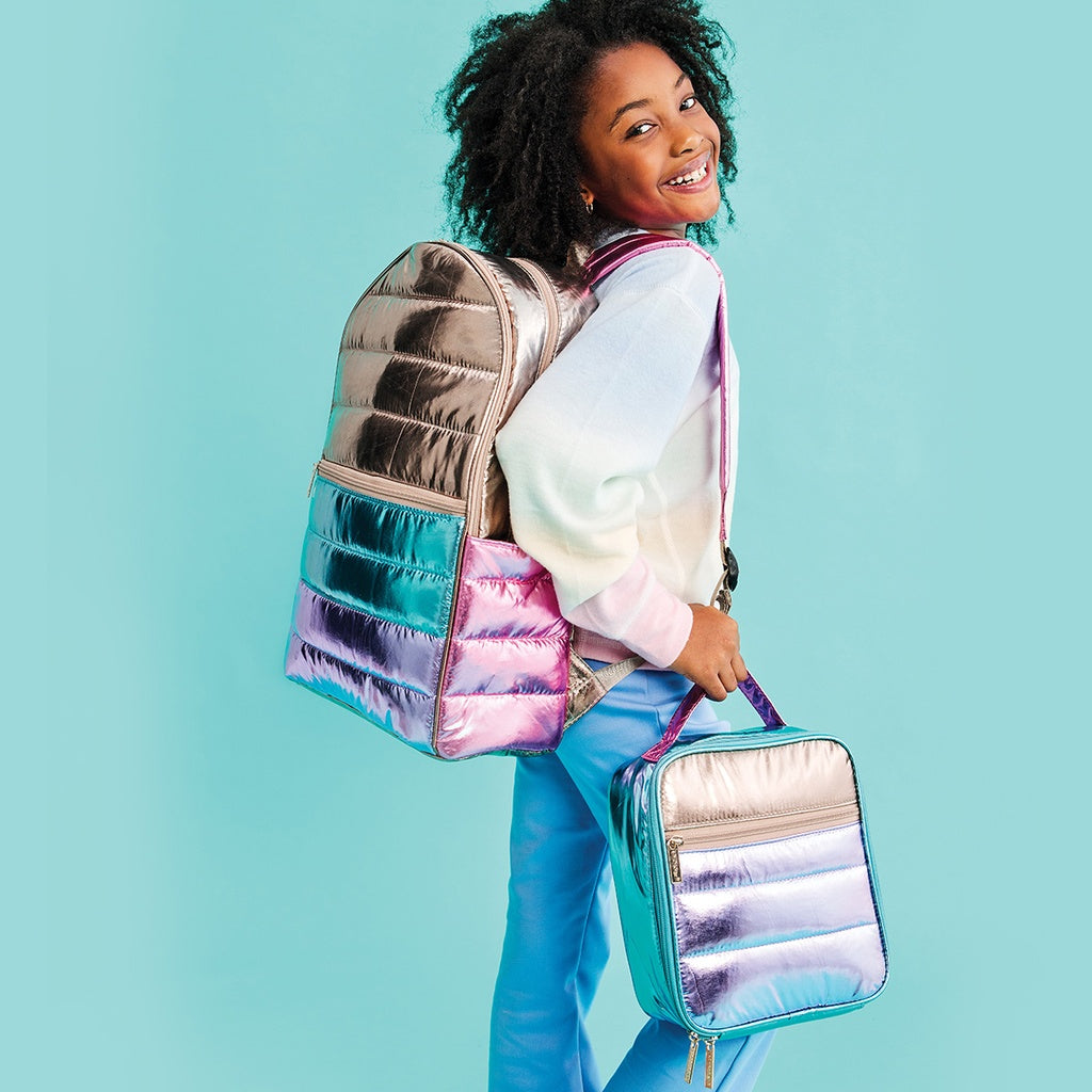 Iscream Icy Color Block Puffer Backpack-Iscream-Little Giant Kidz