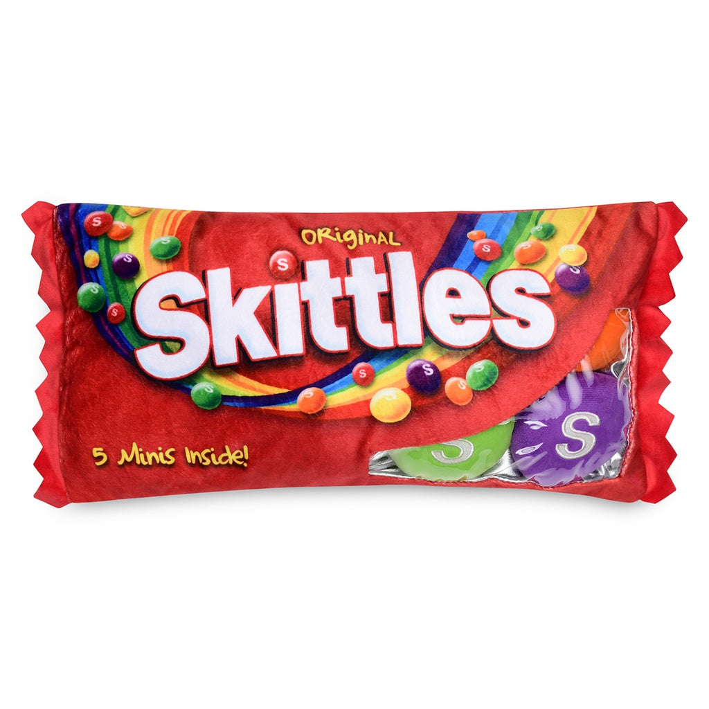 Iscream Skittles Packaging Fleece Plush Pillow-Iscream-Little Giant Kidz