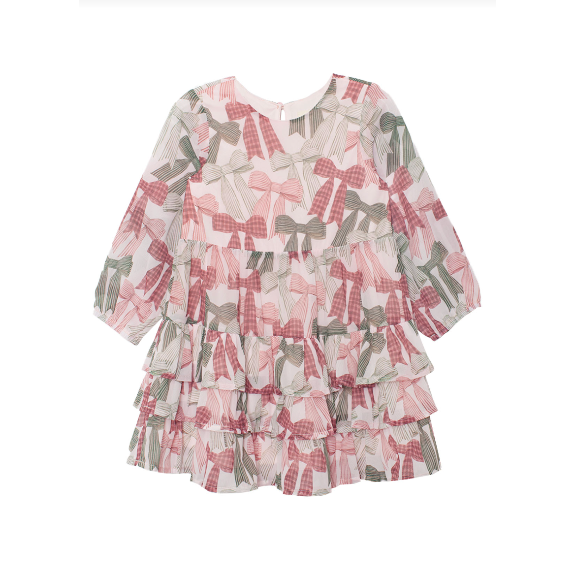 Isobella & Chloe Bow-Tiful Dress-MABEL+HONEY-Little Giant Kidz
