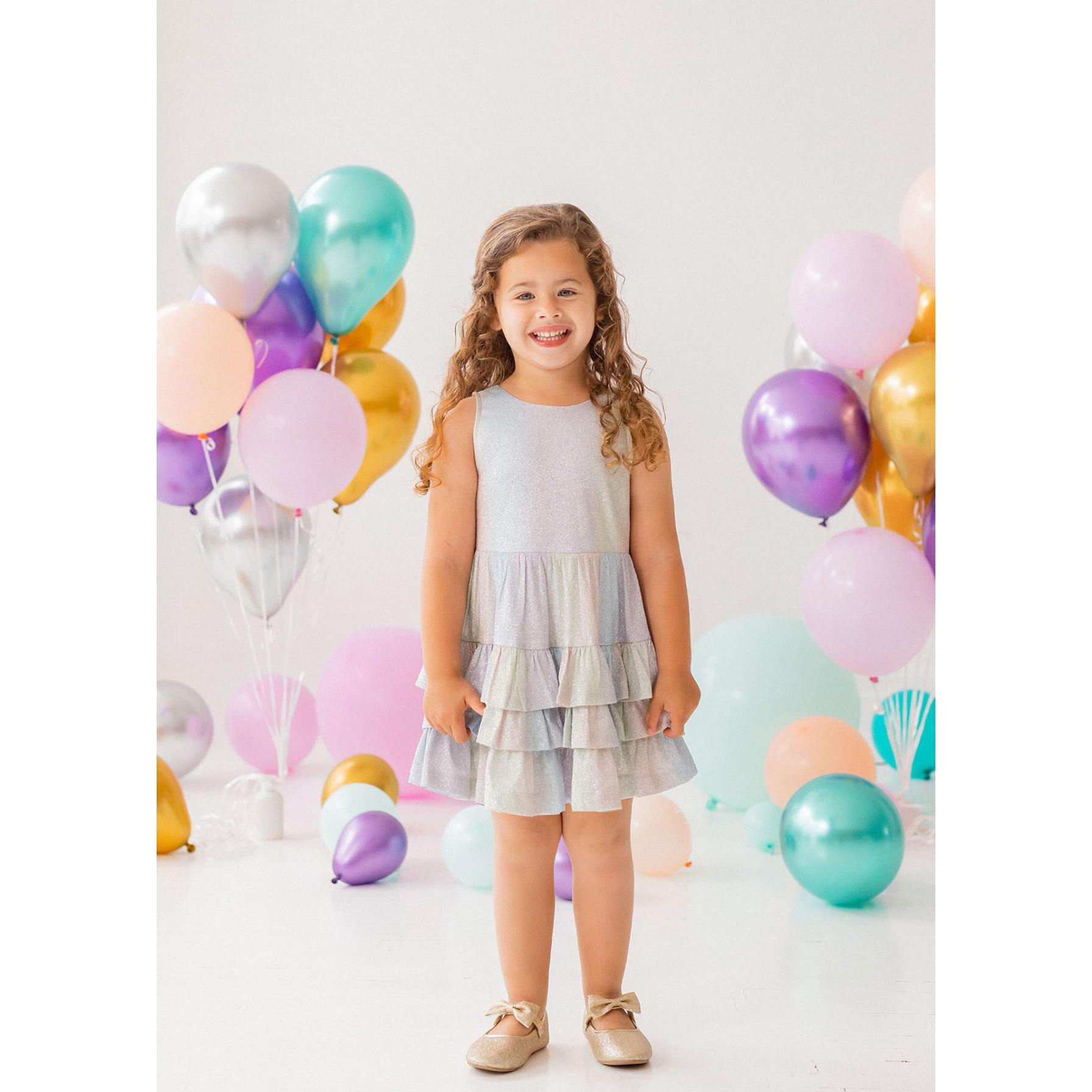 Isobella + Chloe Multicolor Fairy Dust Dress-ISOBELLA AND CHLOE-Little Giant Kidz