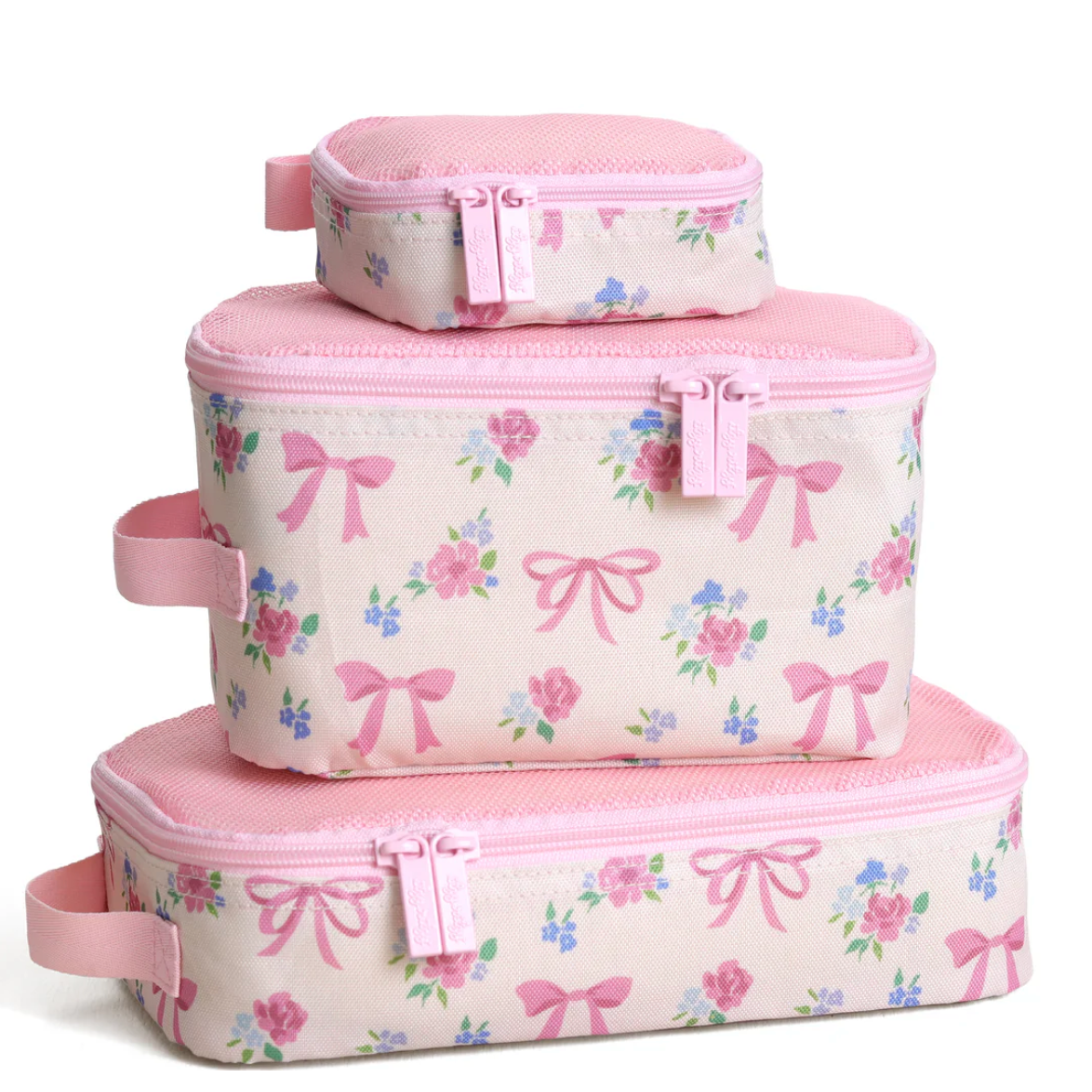 Itzy Ritzy Pack Like a Boss Packing Cubes - Ribbons & Bows-Itzy Ritzy-Little Giant Kidz