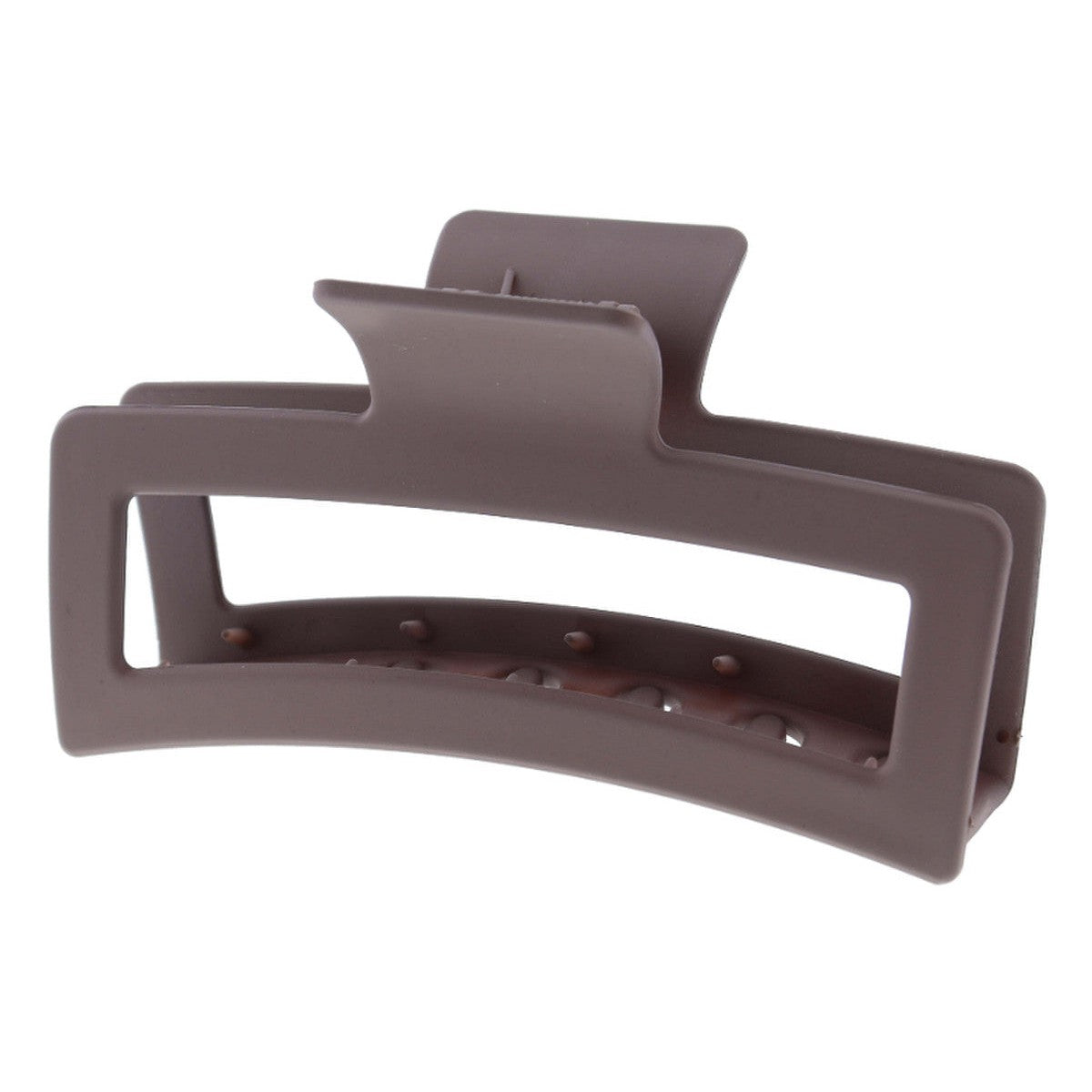 Jane Marie Jumbo Mocha Brown Open Rectangle Hair Clip-JANE MARIE-Little Giant Kidz