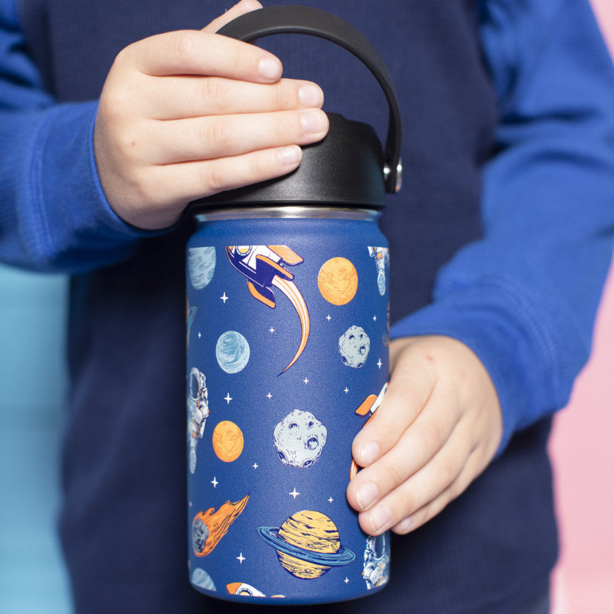 Jane Marie Kids A Trip Around the Sun 12 Oz. Bottle With Straw Cap-JANE MARIE-Little Giant Kidz