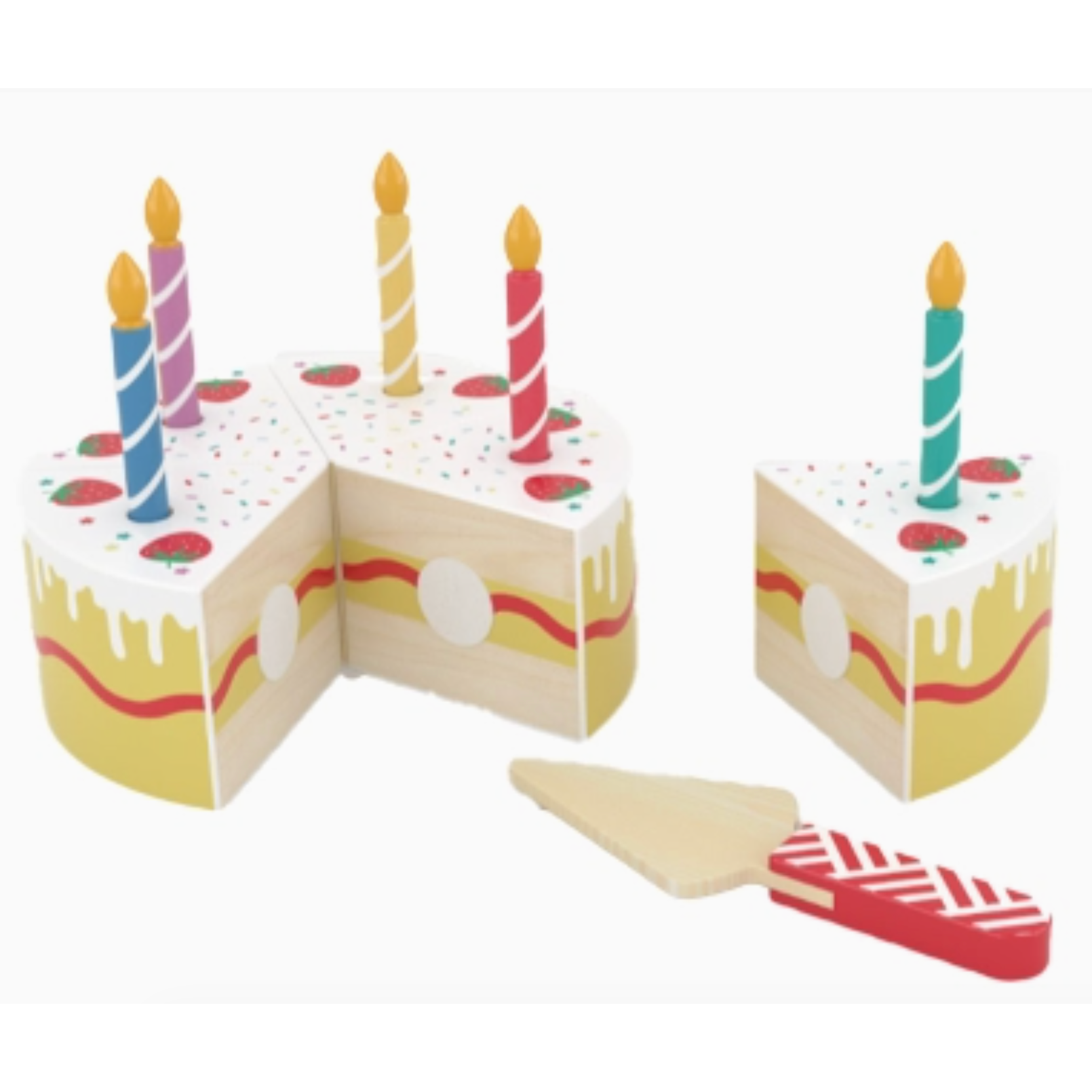 Jasey's Toy Chest Wooden Slice & Share Birthday Cake-Jasey's Toy Chest-Little Giant Kidz
