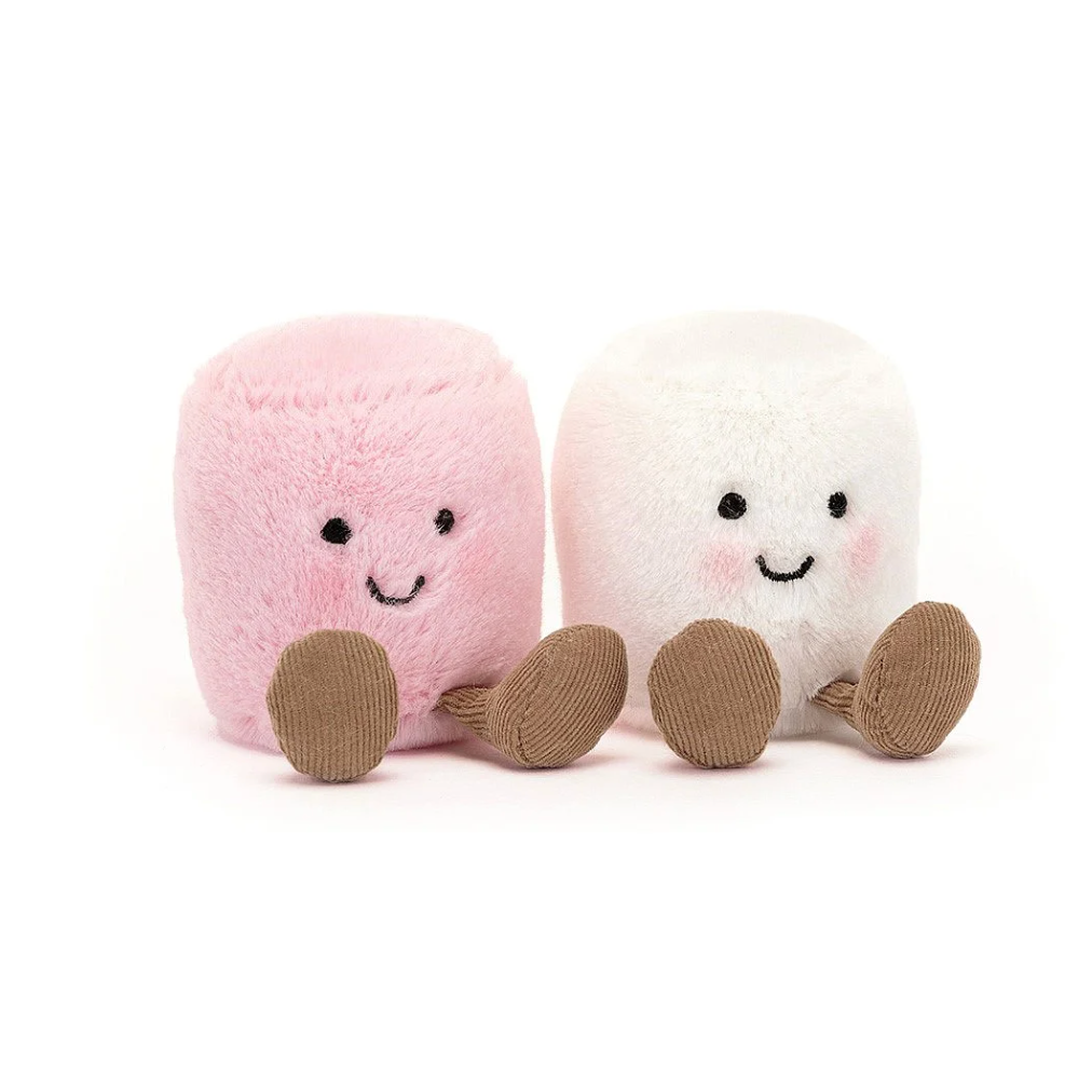 JellyCat Amuseables Pink and White Marshmallows-JellyCat-Little Giant Kidz