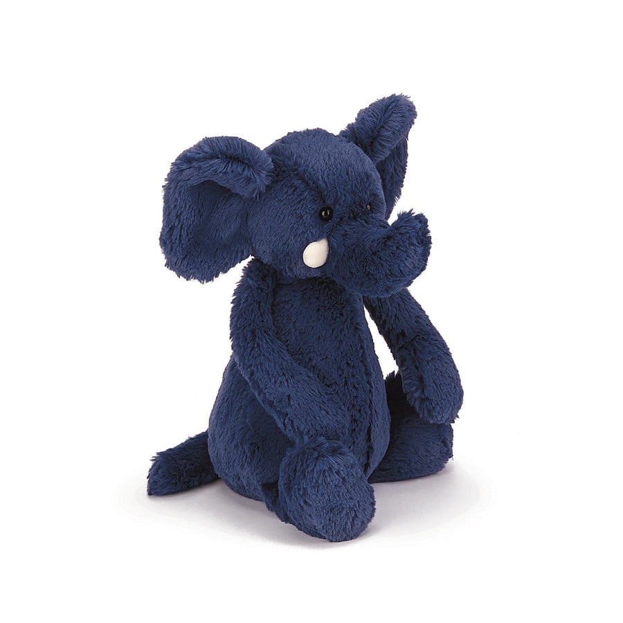 JellyCat Bashful Blue Elephant-JellyCat-Little Giant Kidz