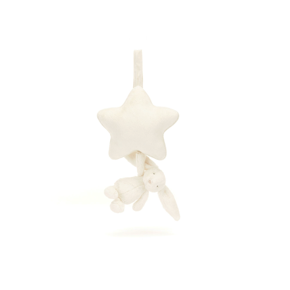 JellyCat Bunny Star Musical Pull-JellyCat-Little Giant Kidz