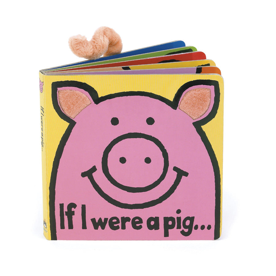 JellyCat If I Were A Pig Book (Board Book)-JellyCat-Little Giant Kidz