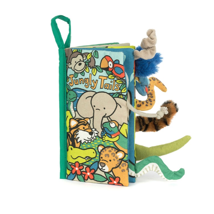 JellyCat Jungly Tails Book-JellyCat-Little Giant Kidz