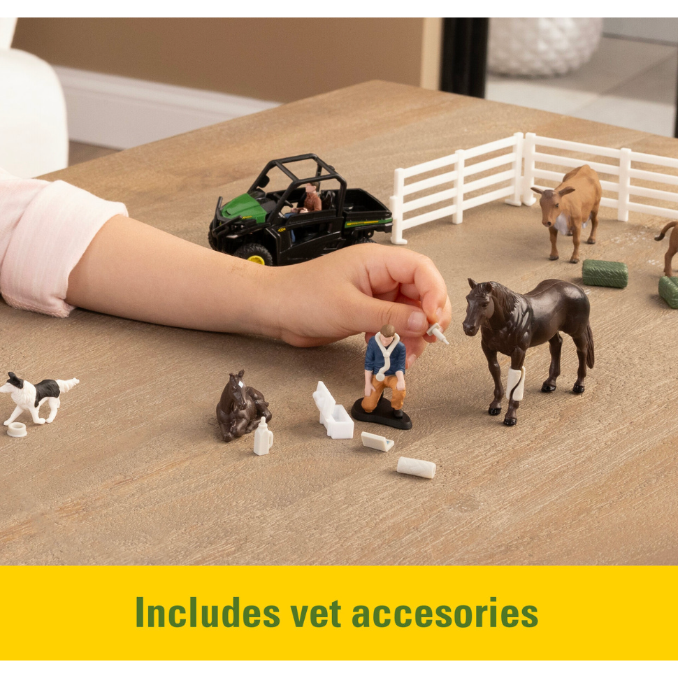 John Deere 1:32 On the Farm Vet Set-JOHN DEERE-Little Giant Kidz