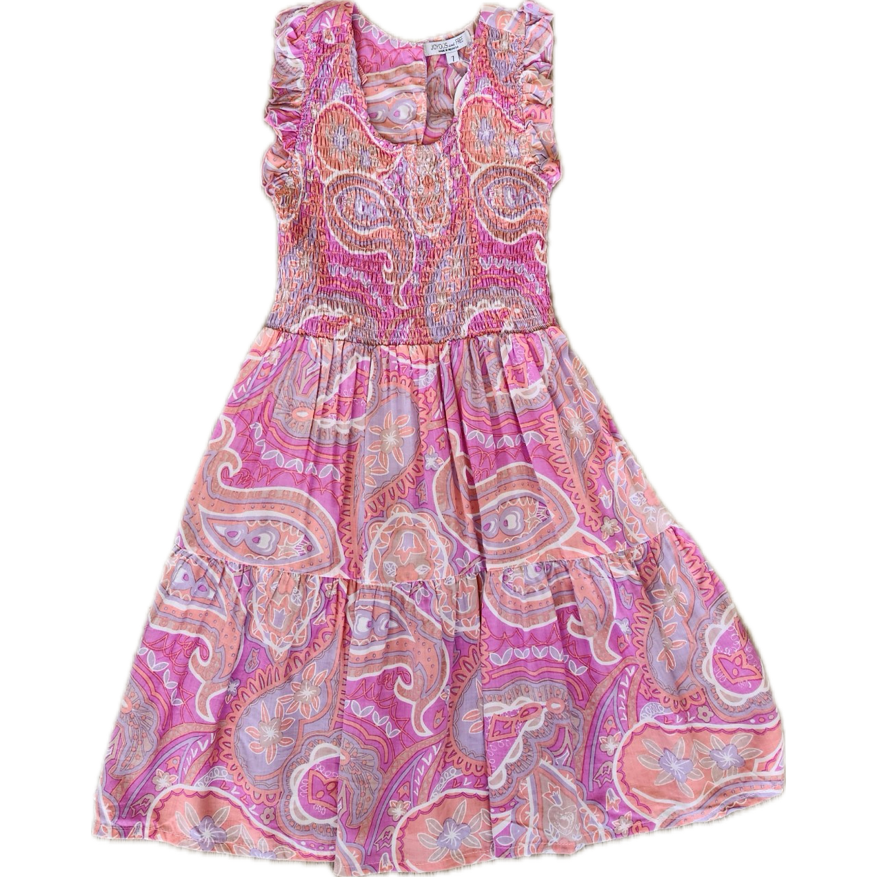 Joyous & Free Bianca Luca Short Dress- Pink-Joyous & Free-Little Giant Kidz