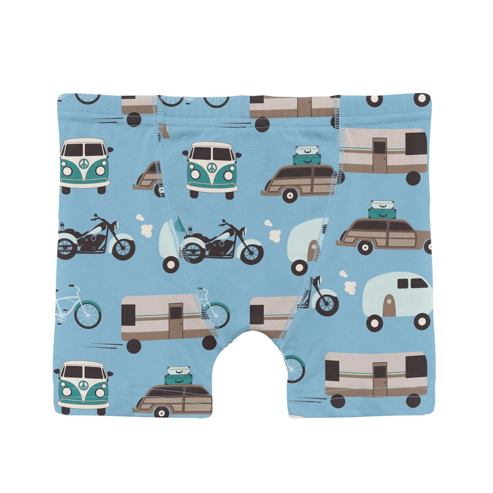 Kickee Pants Boy's Boxer Brief- Seaside Blue on the Way-Kickee Pants-Little Giant Kidz