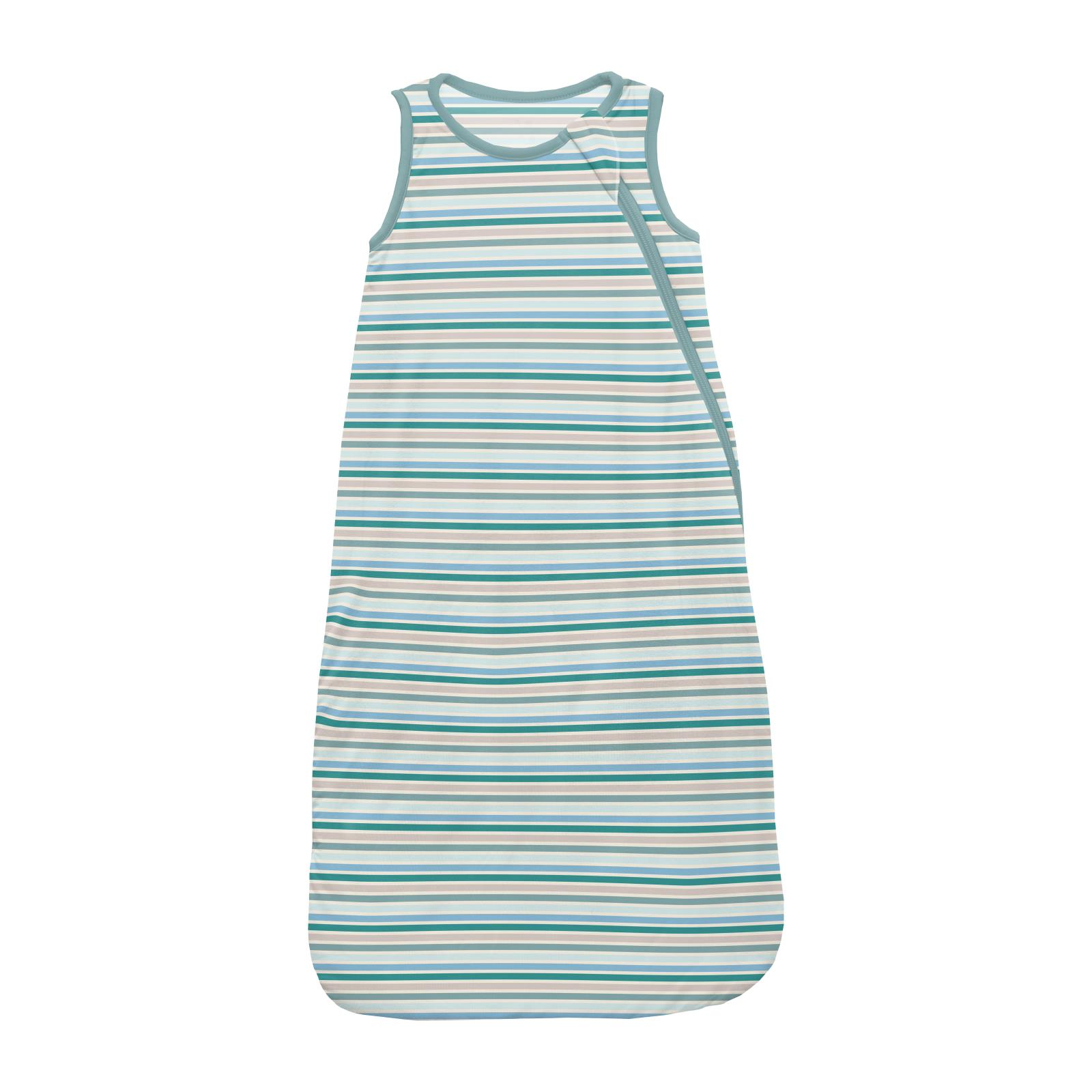 Kickee Pants Fluffle Sleep Bag- Lakeside Stripe-Kickee Pants-Little Giant Kidz