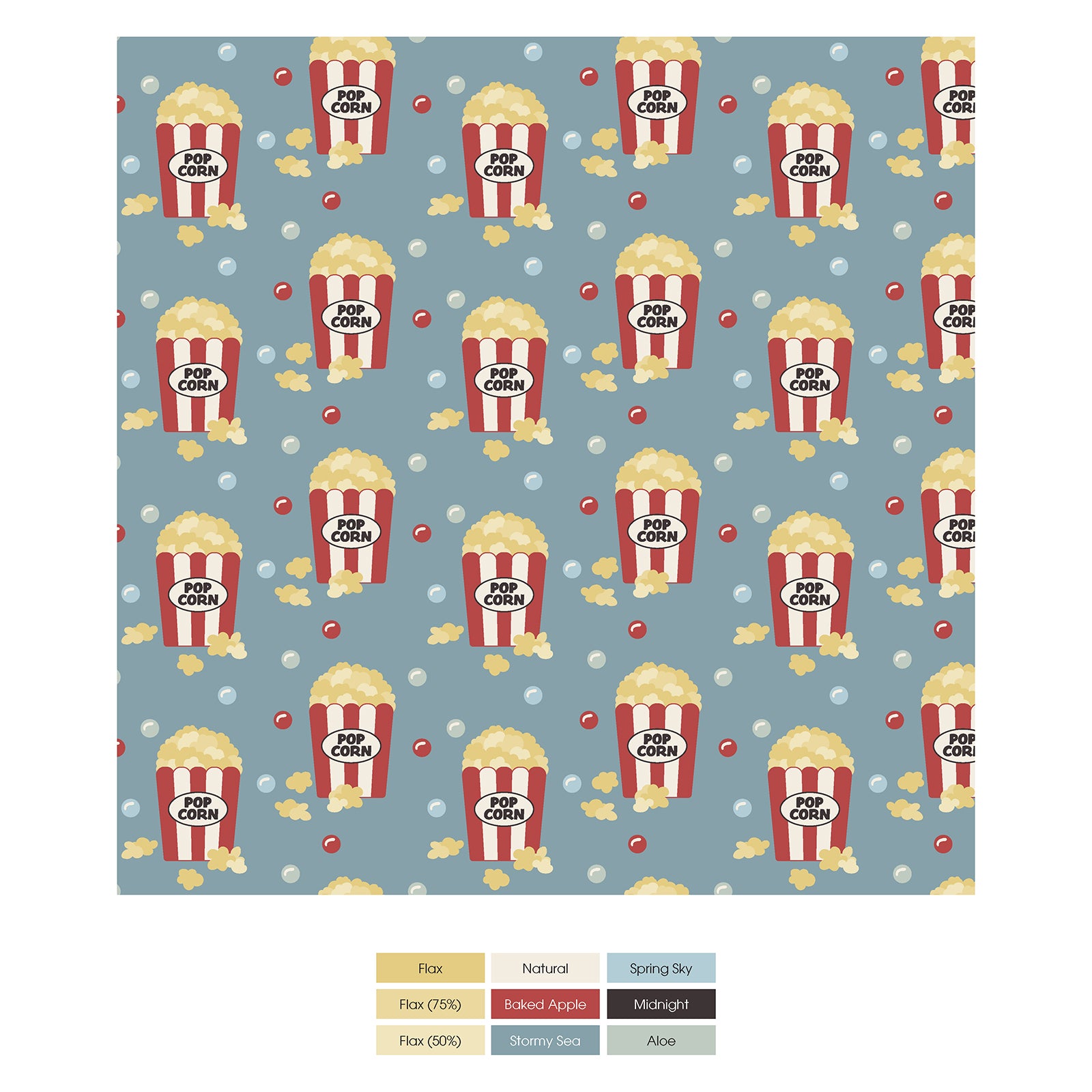 Kickee Pants Long Sleeve Pajama Set - Stormy Sea Movie Night-KICKEE PANTS-Little Giant Kidz