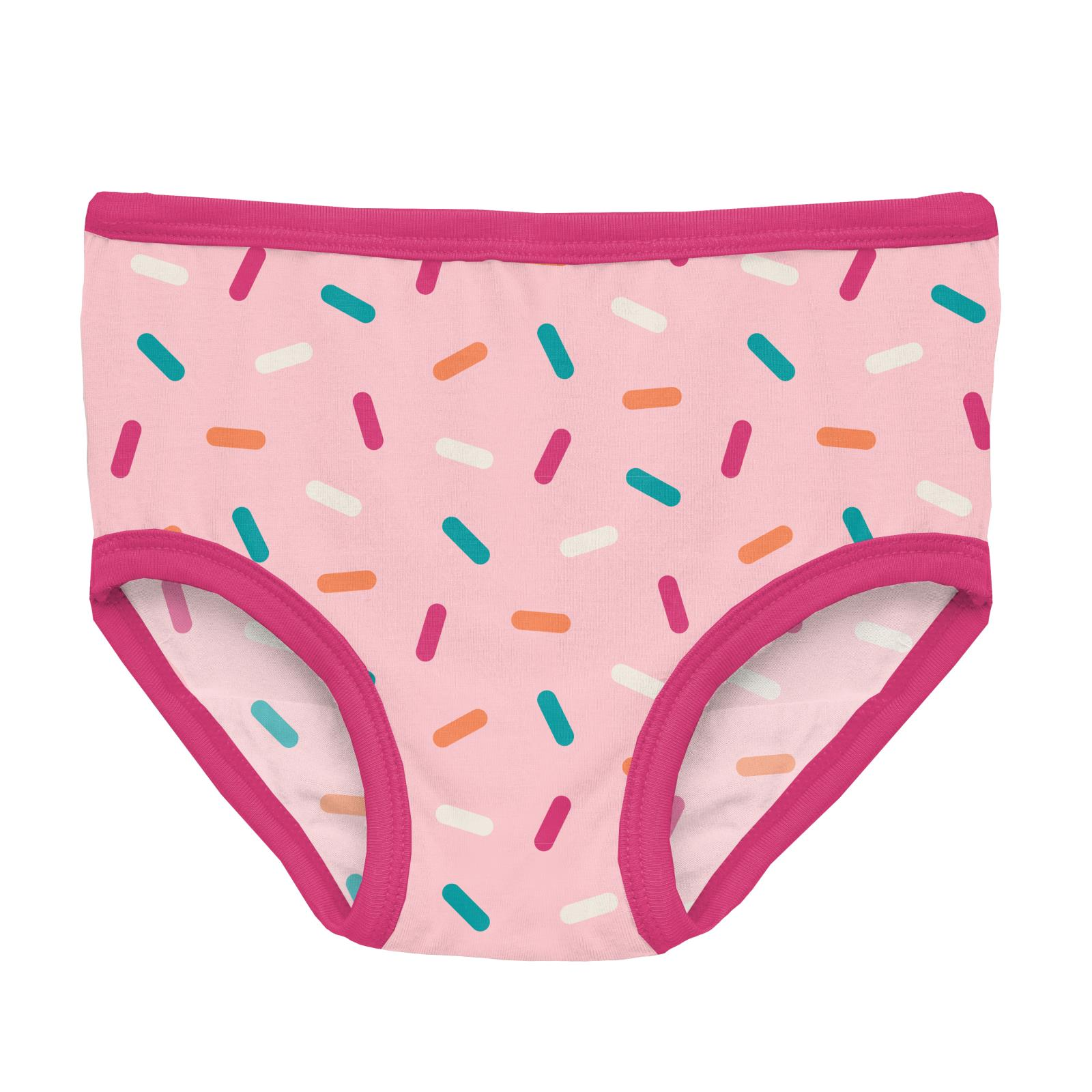 Kickee Pants Lotus Sprinkles Print Girl's Underwear