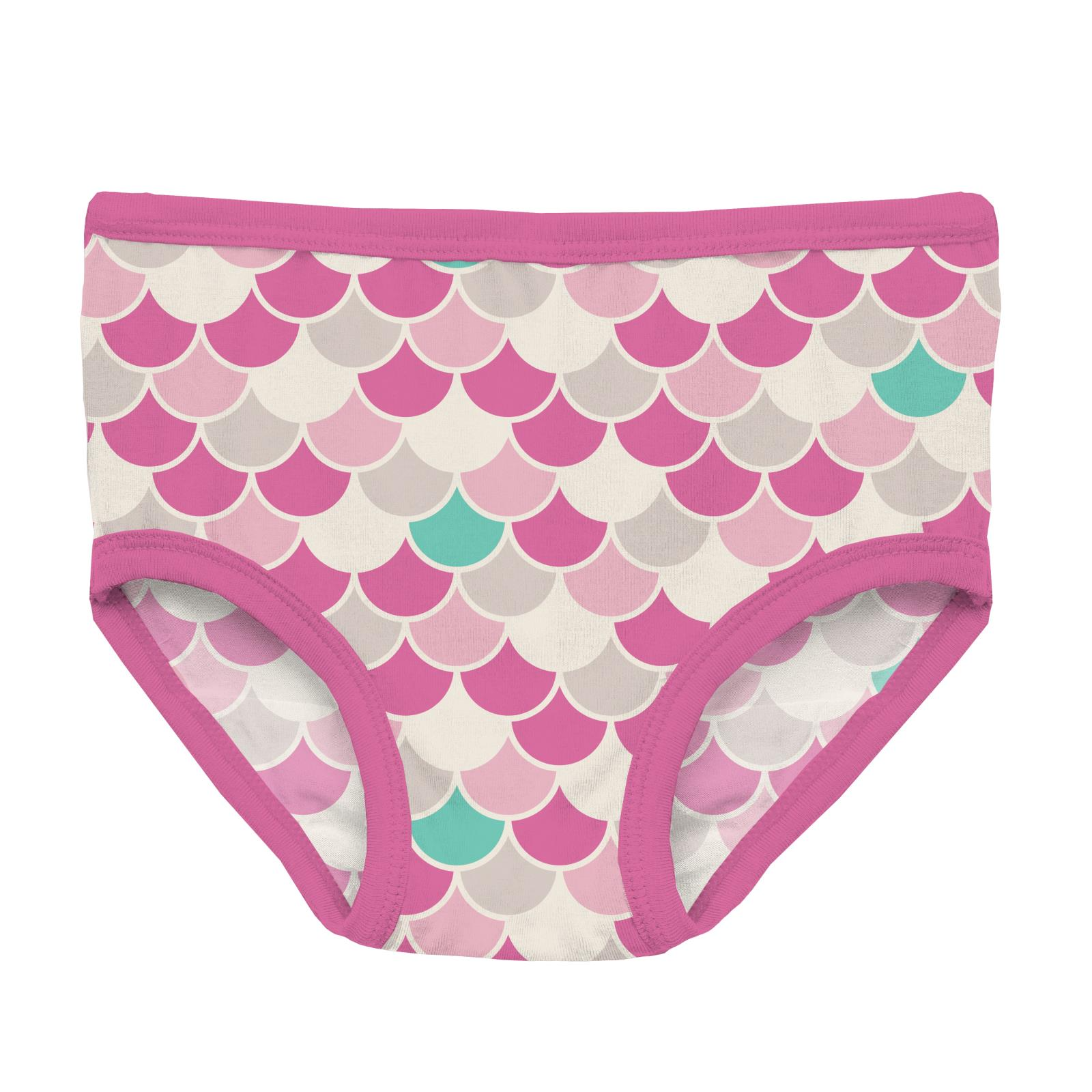 Kickee Pants Tulip Scales Print Girl's Underwear-Kickee Pants-Little Giant Kidz