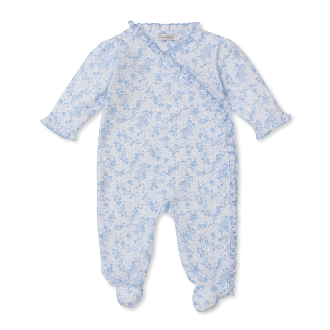 Kissy Kissy Footie Print- Old English Roses-Kissy Kissy-Little Giant Kidz